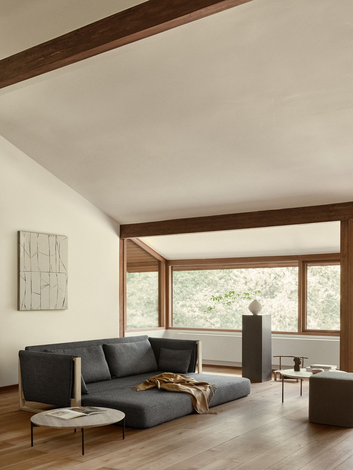 MADISON Wood Sofa / Schlafsofa Softline 