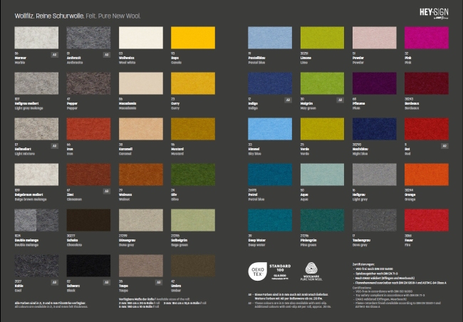 Stoffmusterkarte Farben HEY - SIGN by BWF Group Stoffmusterkarte Farben HEY - SIGN by BWF Group