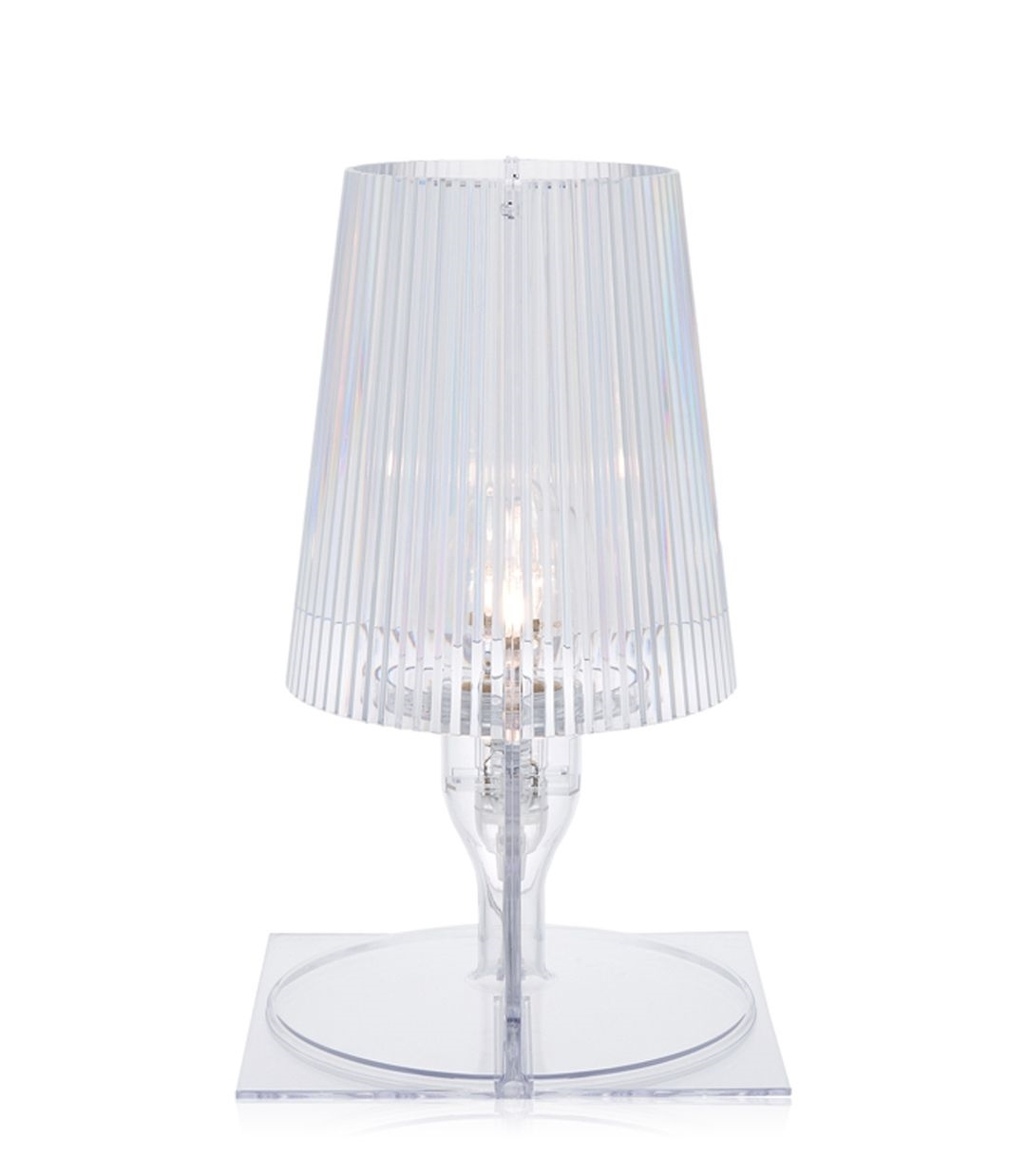Take Tischleuchte Kartell glasklar