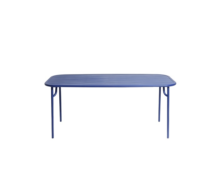 Week-End Rectangle Table Tisch Rechteckig Petite Friture Blau
