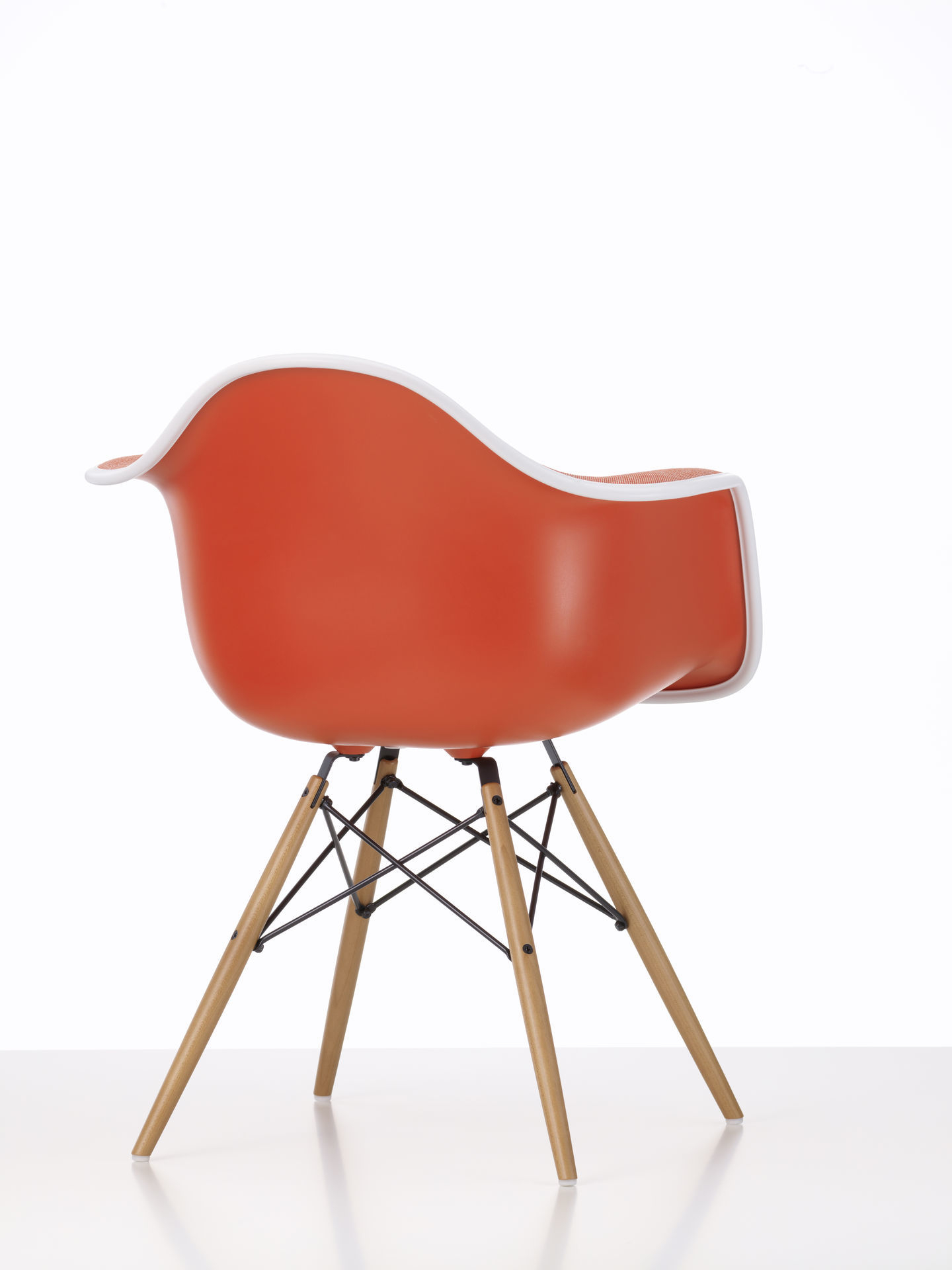 Eames Plastic Arm Chair DAW Stuhl Vollgepolstert Vitra