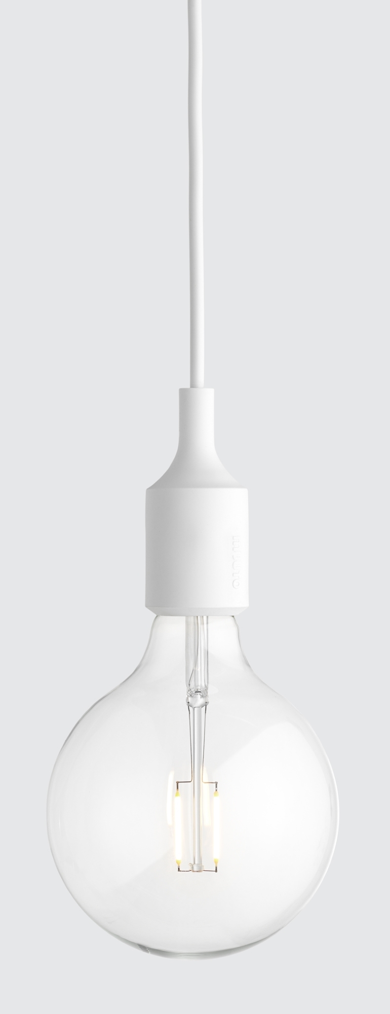E27 LED Socket lamp Pendelleuchte WEISS Muuto EINZELSTÜCKE  