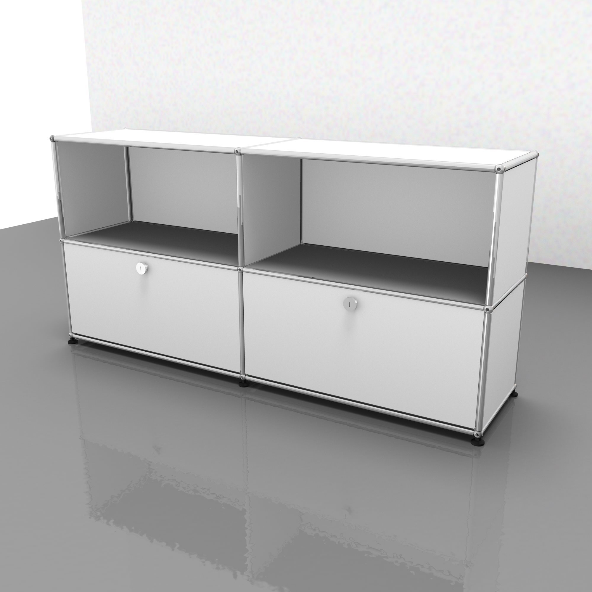 USM Haller Sideboard Schubladen reinweiß