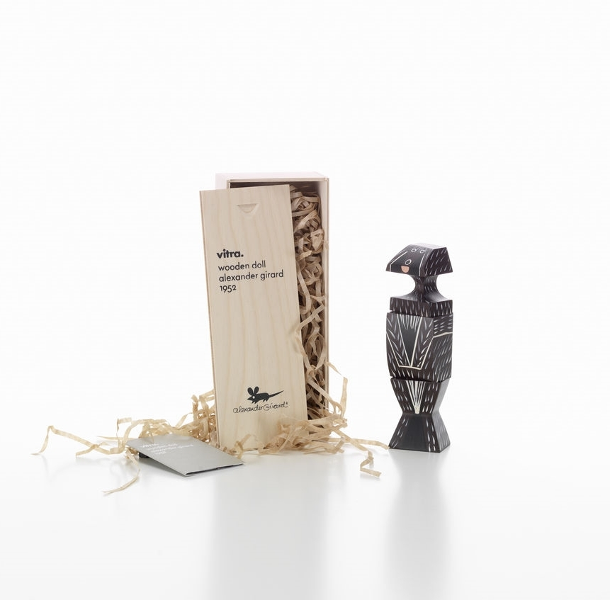 Wooden Dolls Katze / Hund Holzfigur Vitra