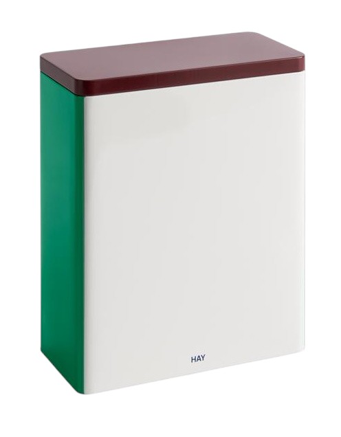 Tin Container Extra Large Off-White, burgundy and green Aufbewahrungsbox Hay