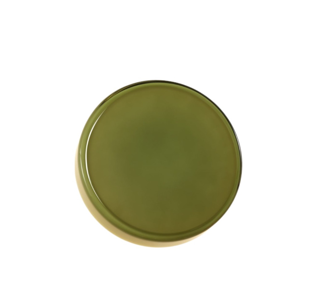 Grüne Caramel Wandleuchte von Marset, Durchmesser 38cm, moderne Wandbeleuchtung für Innenräume.