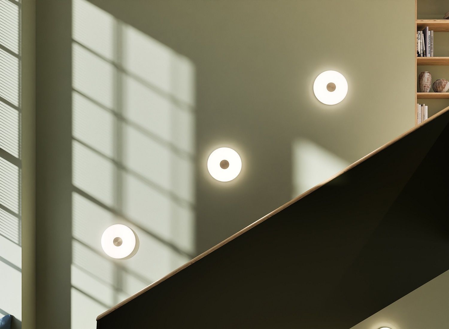 Glint Glass opal Wall lamp Wandleuchte Northern