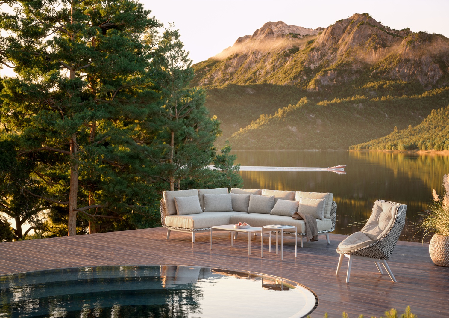 Mbrace Alu Outdoor Wing Chair Hochlehner Dedon