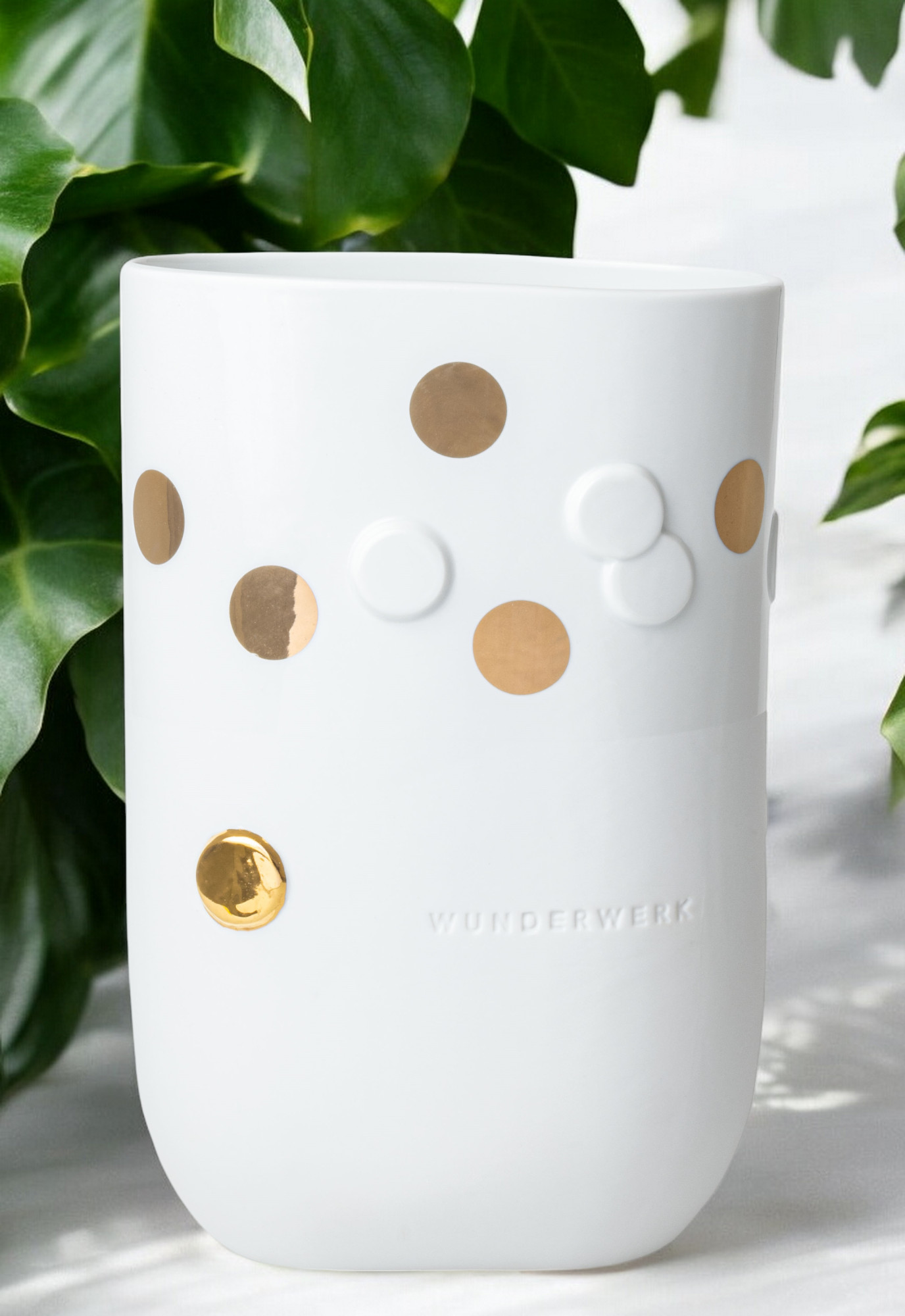 Goldener Punkt Vase Wunderwerk Räder 
