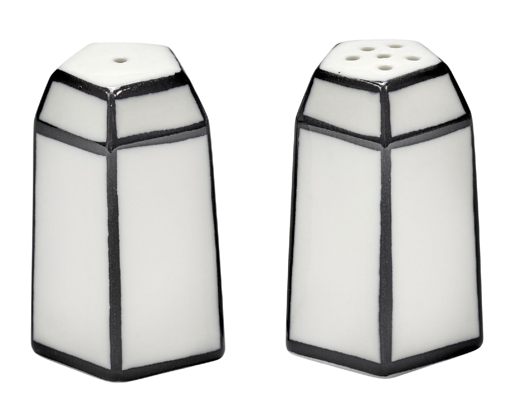 Salz & Pfeffer Streuer Set Weiß/Schwarz Carte Blanche Serax