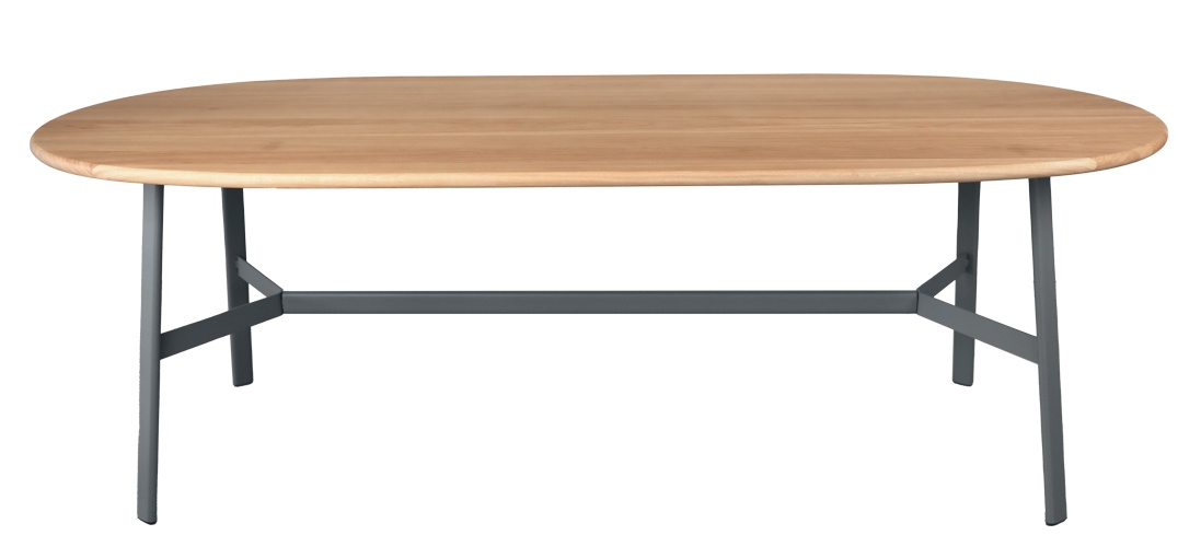 SO’O Esstisch aus Eiche 220 × 95 cm (oval) Indoor Fermob