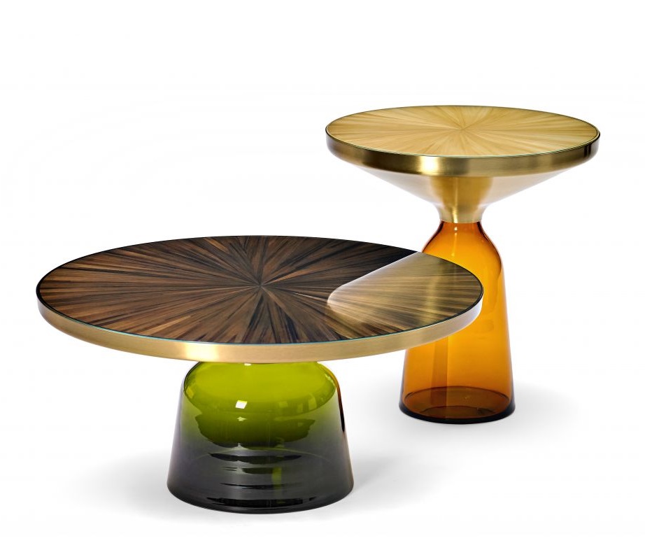 Tischplatte Strohmarketerie für Bell Side Table Beistelltisch ClassiCon