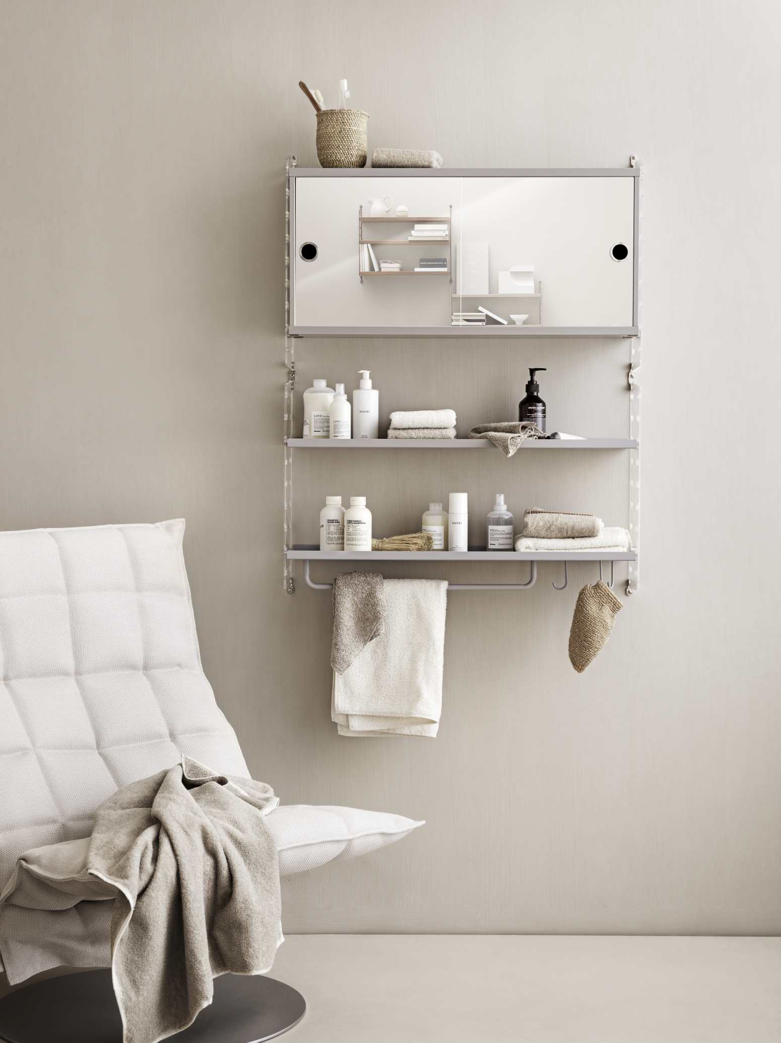 String Badezimmer Wand Regalsystem C String Furniture 