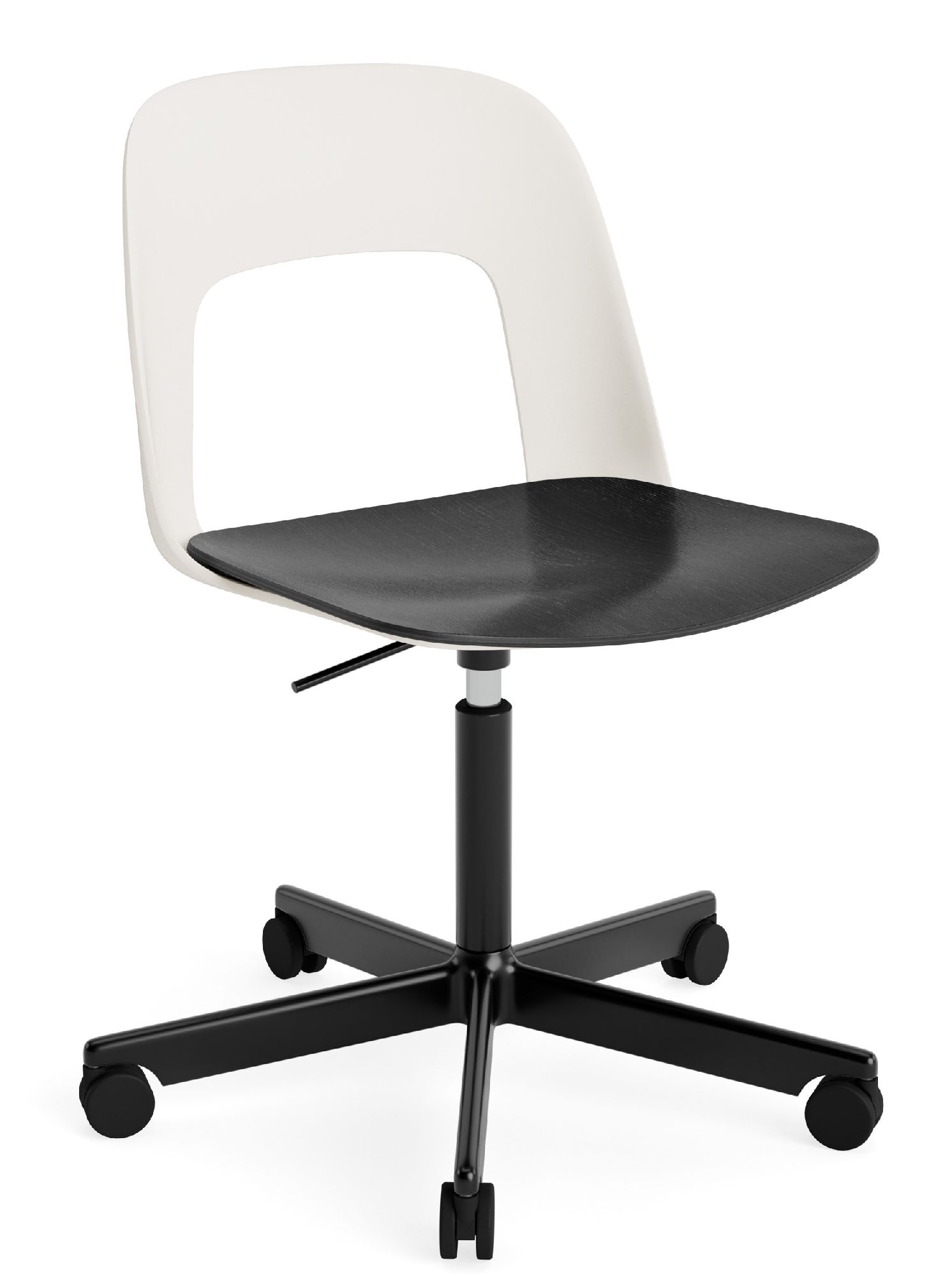 Layout Side Chair 142 5-Stern Drehfuß Stuhl Hay