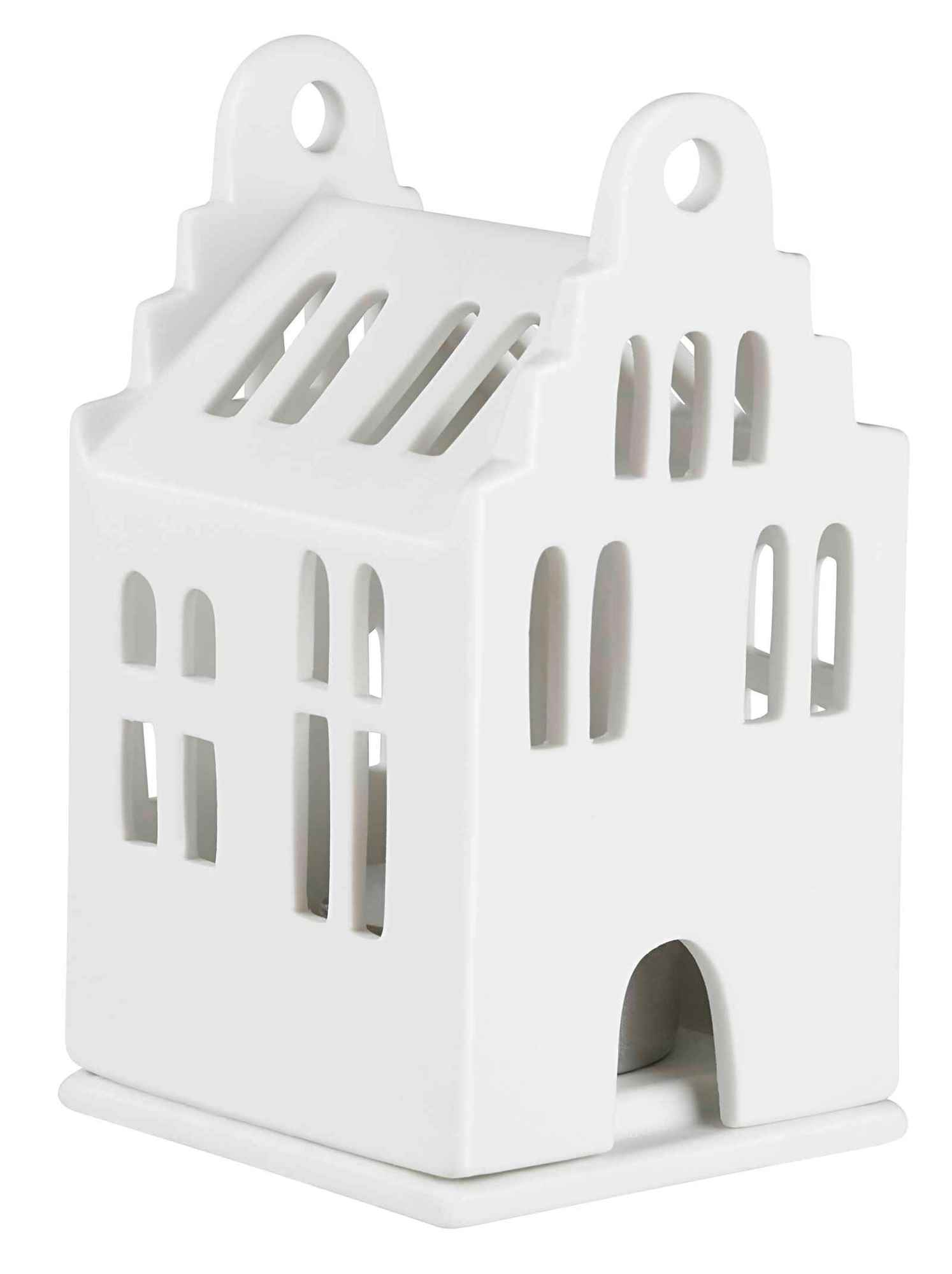 Zuhause Mini Lichthaus Giebelhaus Räder