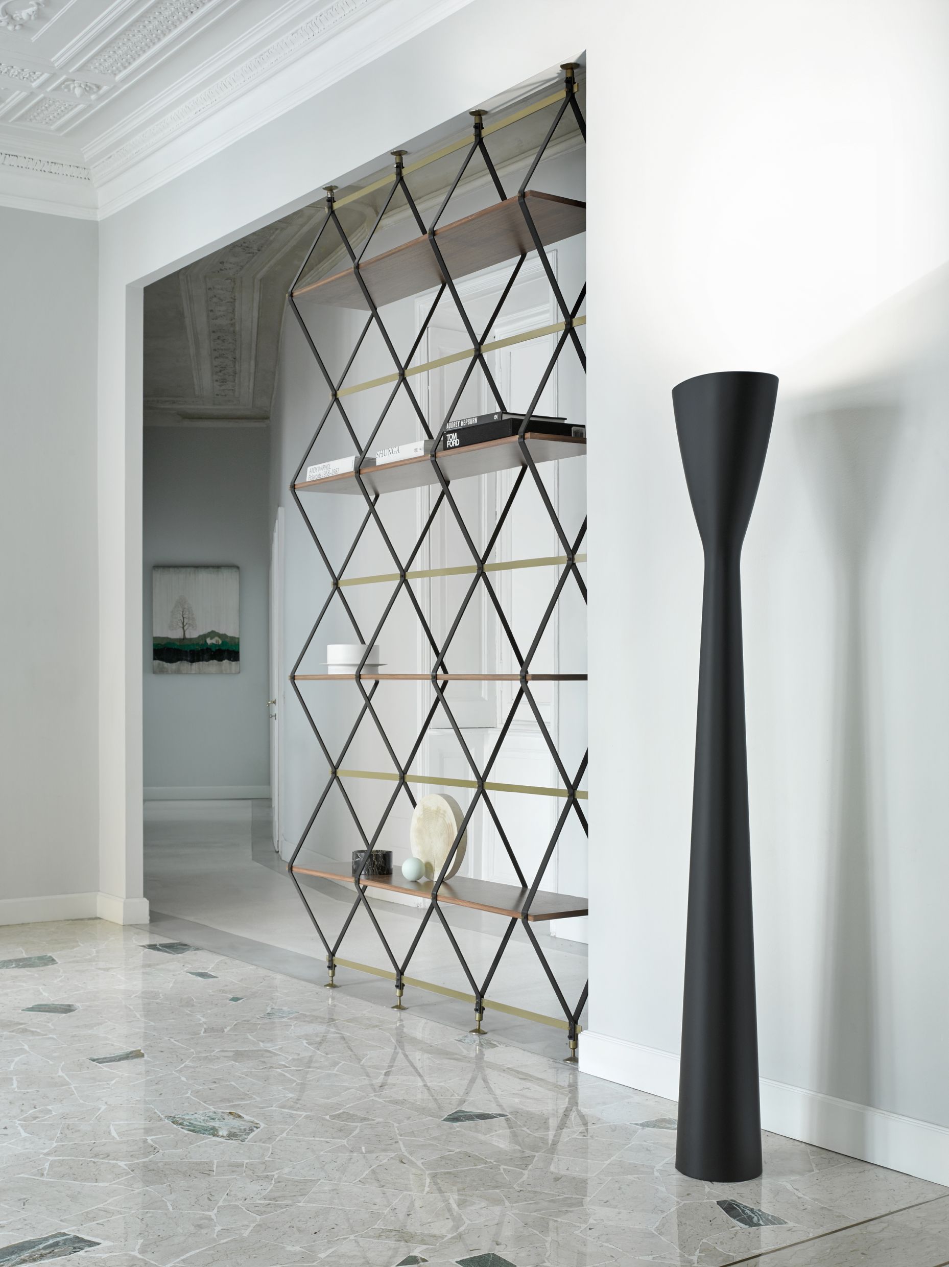 D38L Carrara LED Stehleuchte Luceplan