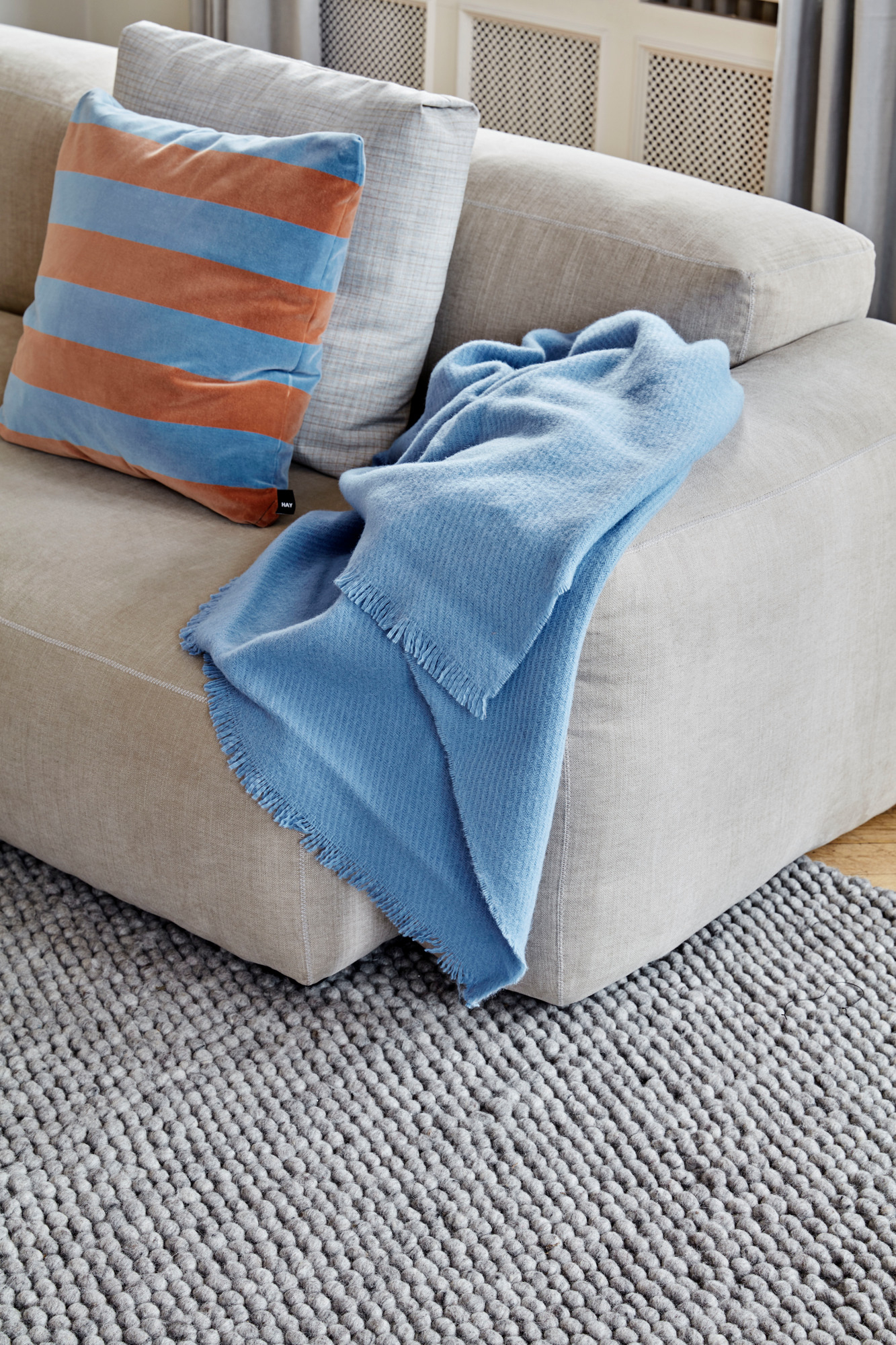Mags Soft Sofa 3-Sitzer Combination 1 Niedrige Armlehne Hay