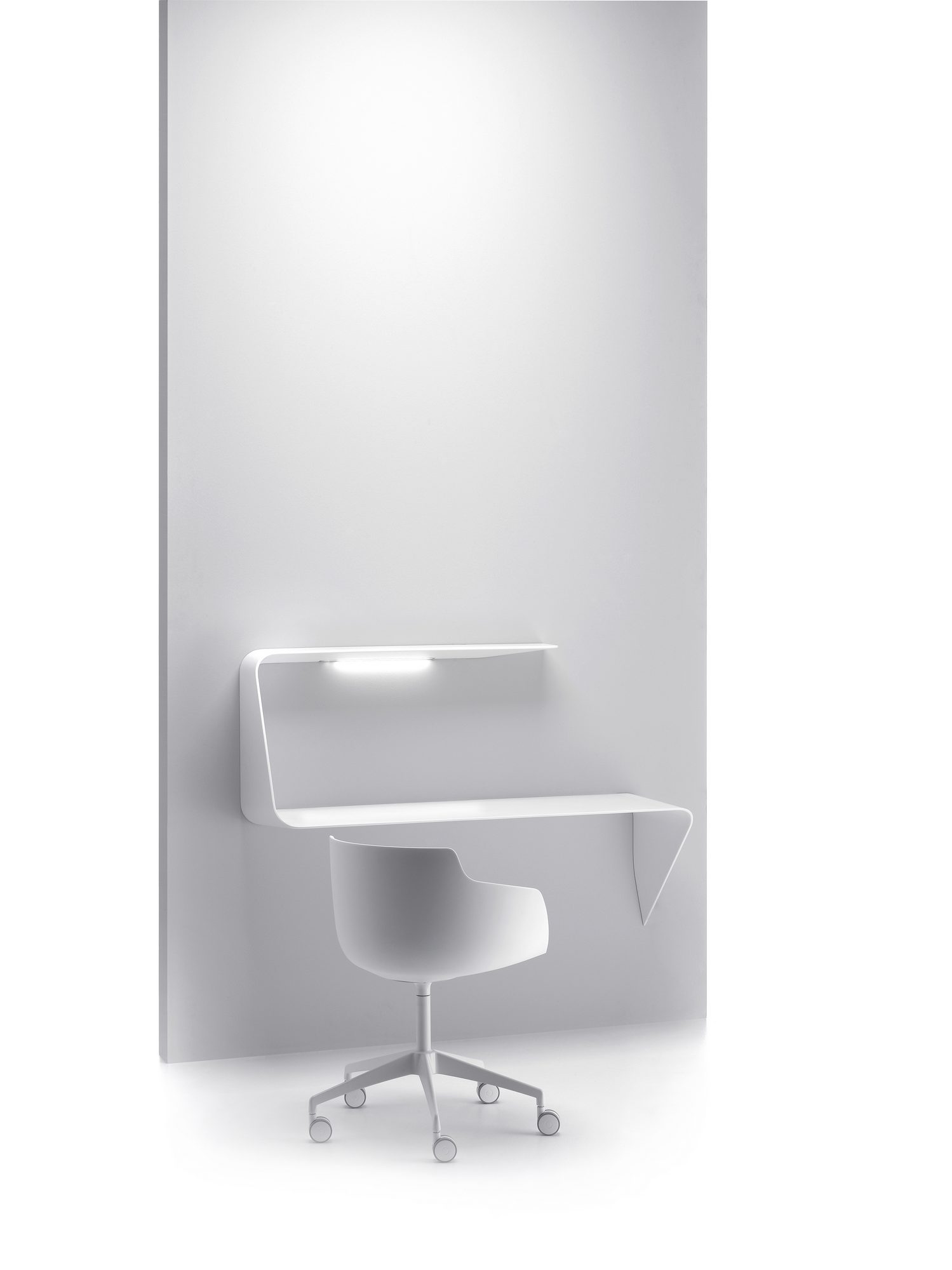 Mamba Ablage / Wandsekretär mit LED MDF Italia