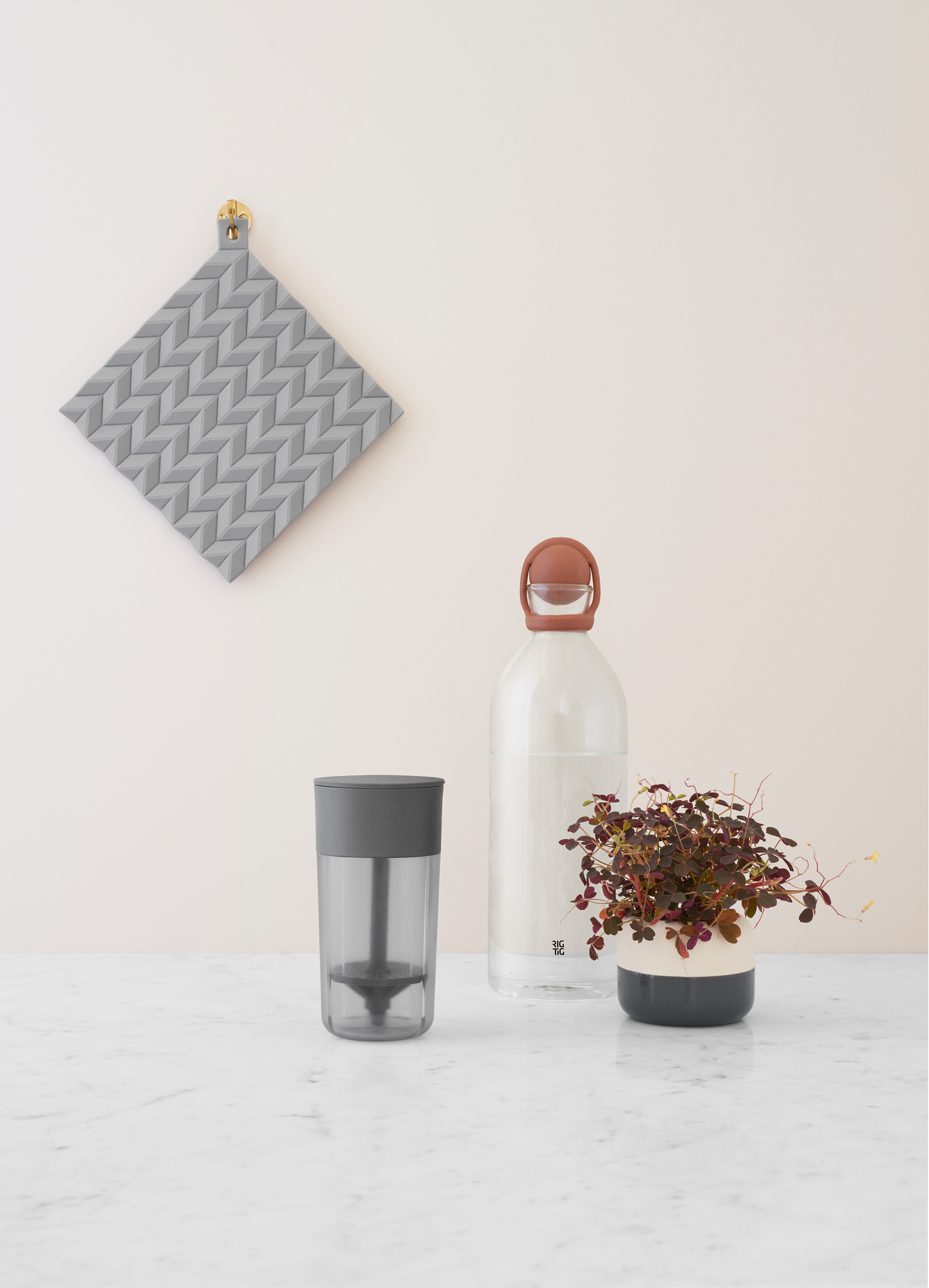 Hold-On Topflappen RIG TIG by Stelton Blau EINZELSTÜCK