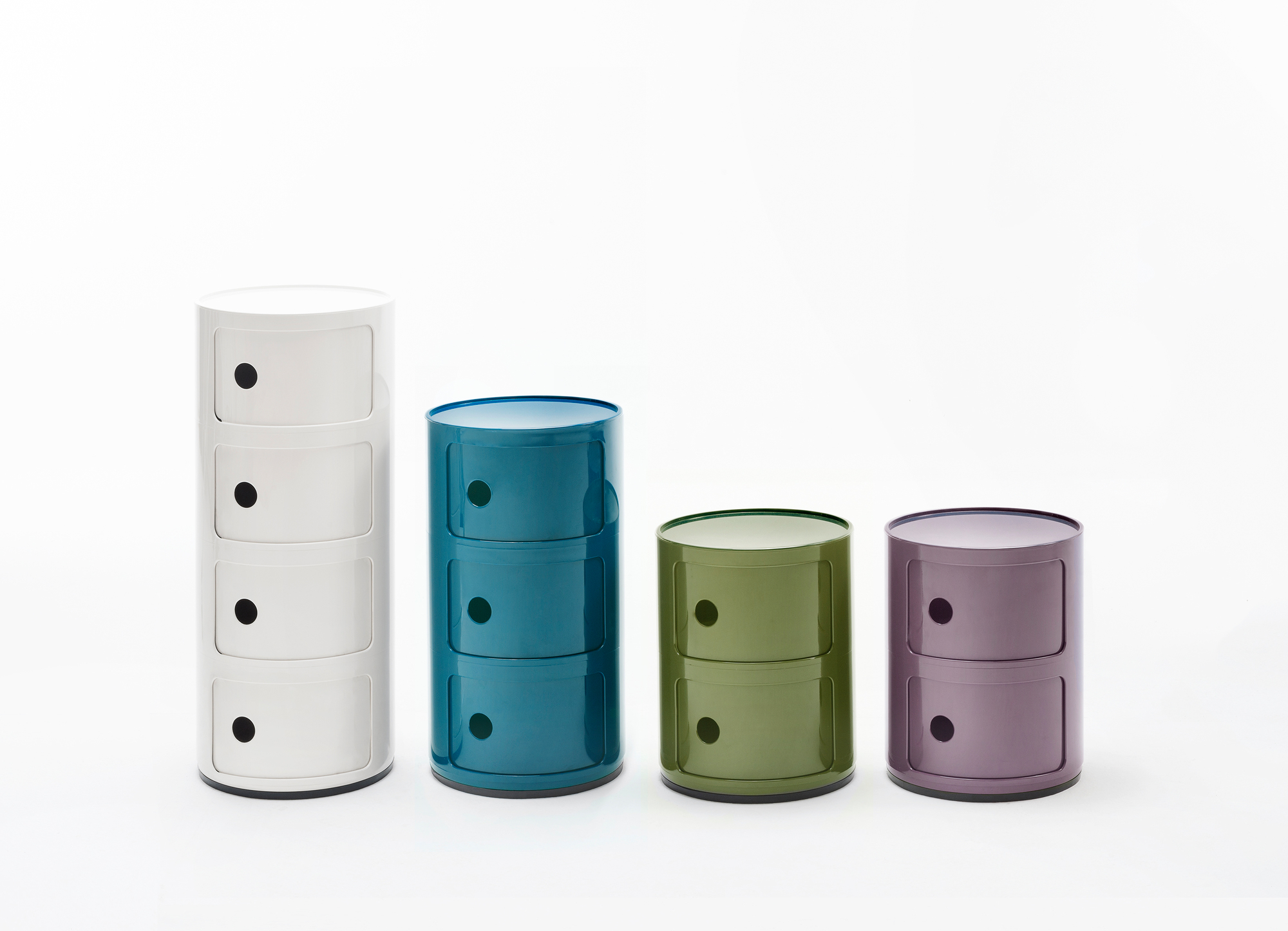 Componibili 4985 4-er Element Kartell weiß