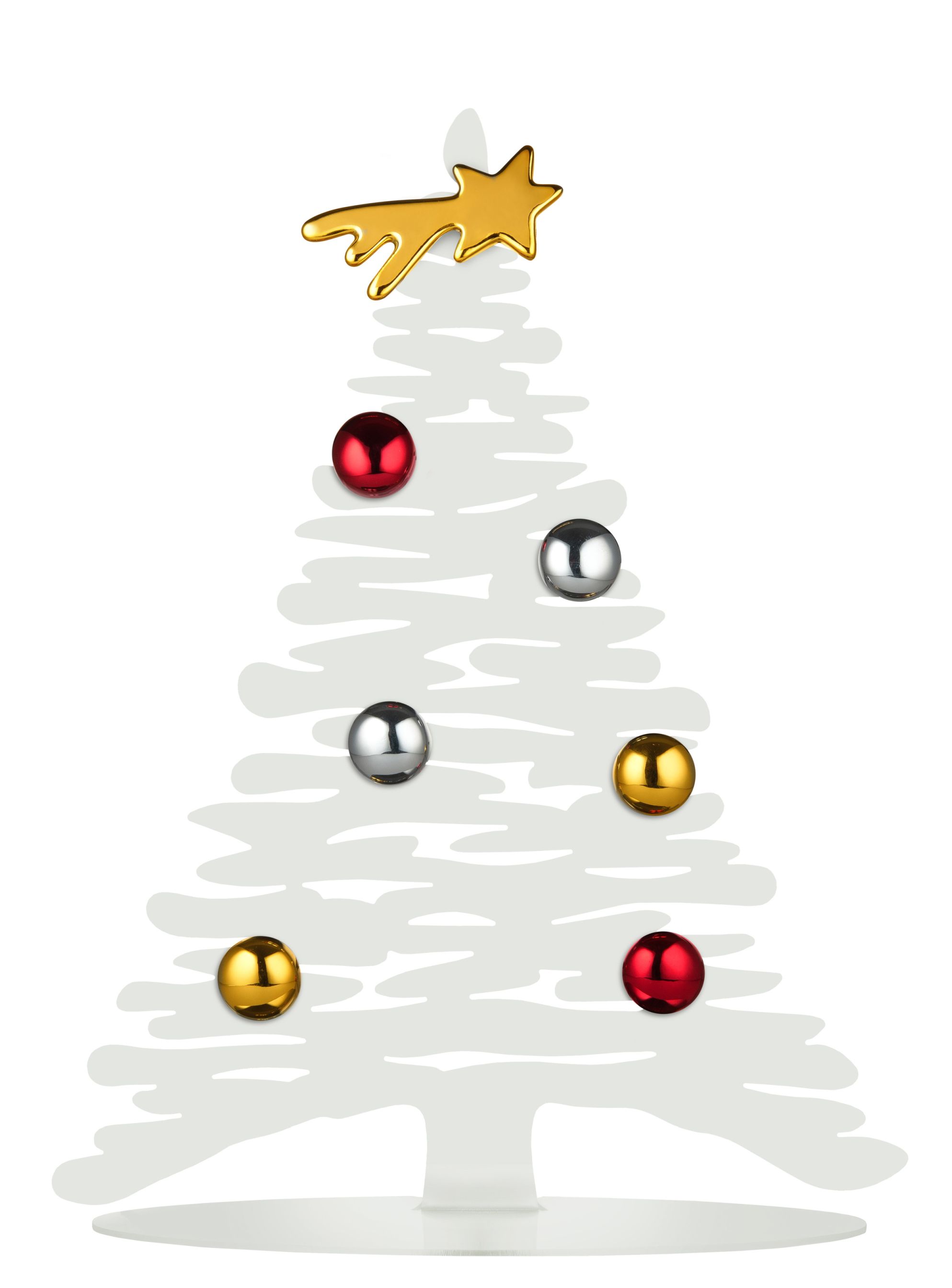 Bark for Christmas Weihnachtsschmuck Weiss klein Alessi EINZELSTÜCK