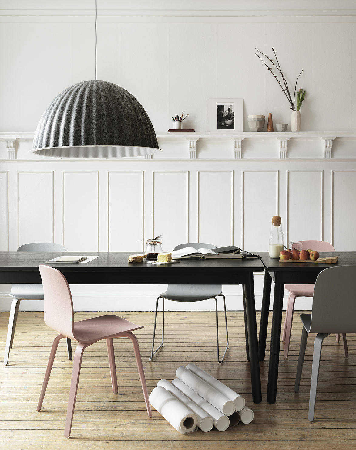 Visu Chair Wood Base Stuhl Muuto