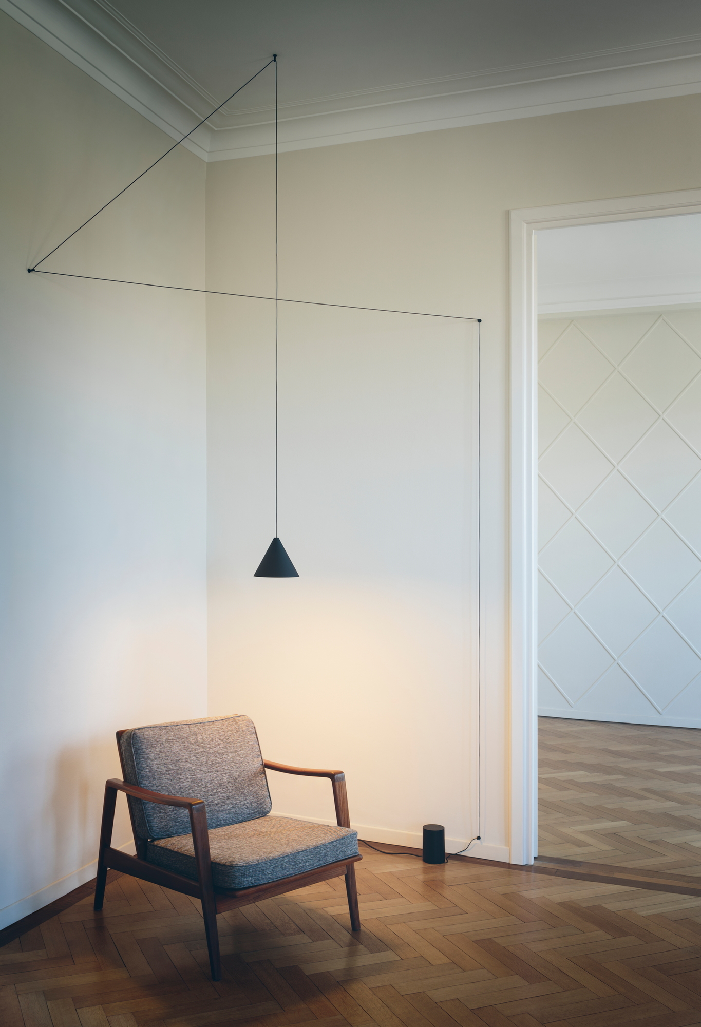 String Light Cone Head Kegelkopf Pendelleuchte Flos