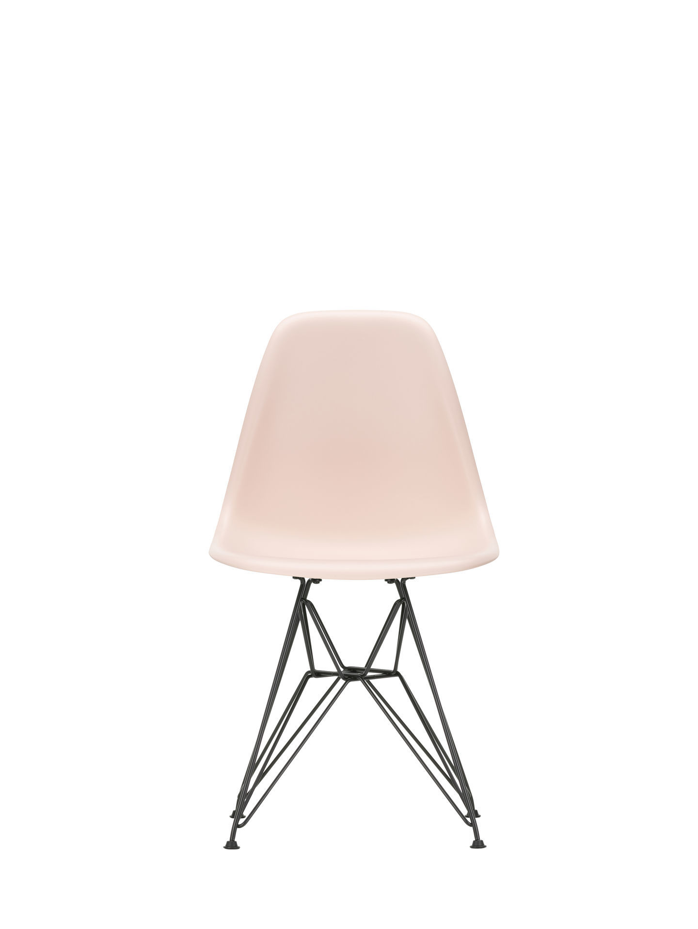 Eames Plastic Side Chair DSR Stuhl Vitra Schwarz-Senf