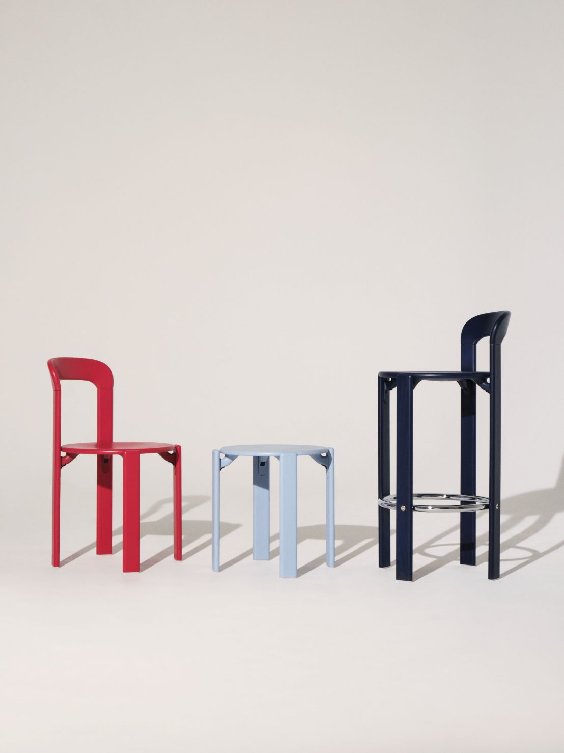 Rey Barstool Barhocker Schieferblau H97cm Hay