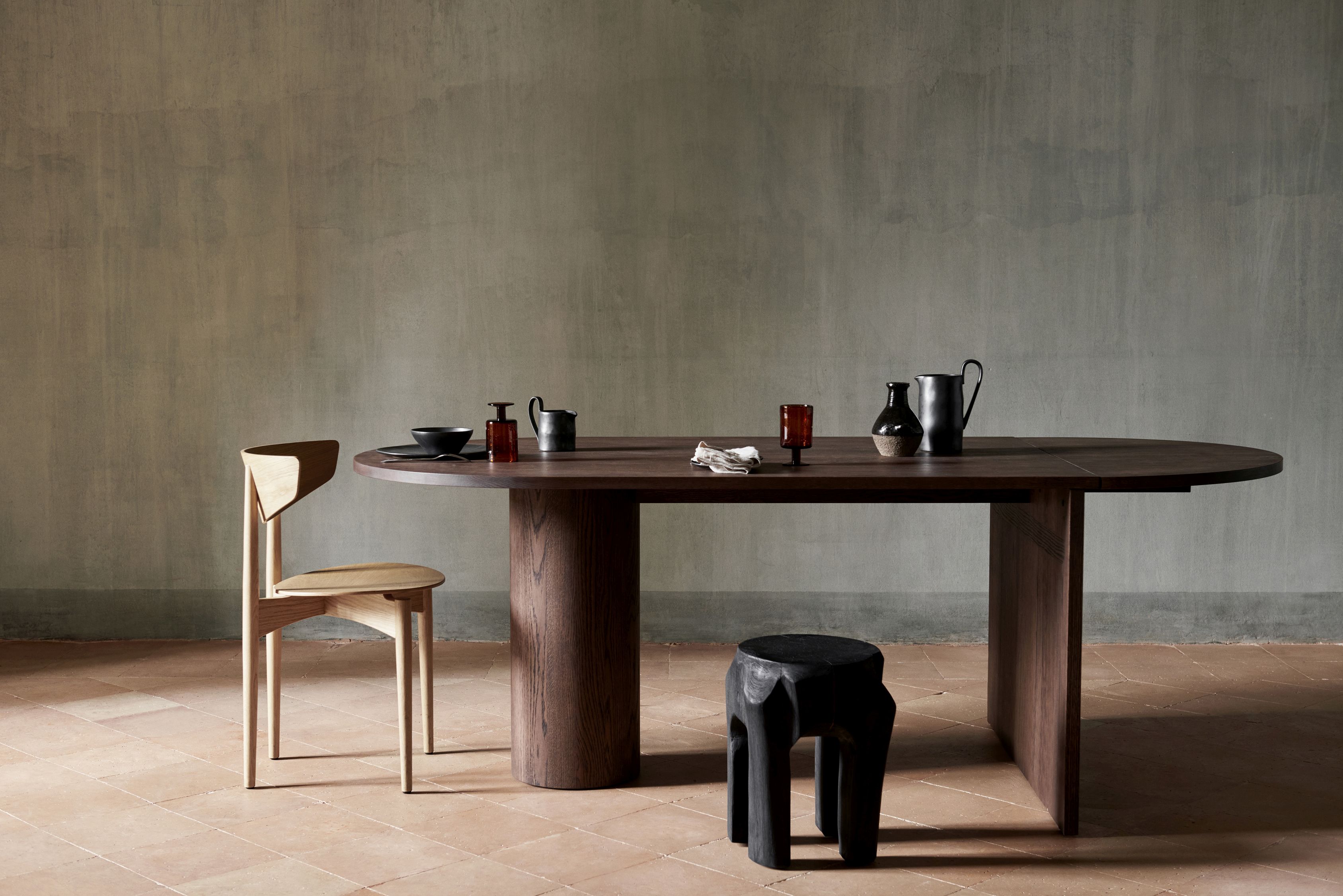 Pylo Esstisch dunkel gebeizte Eiche Ferm Living