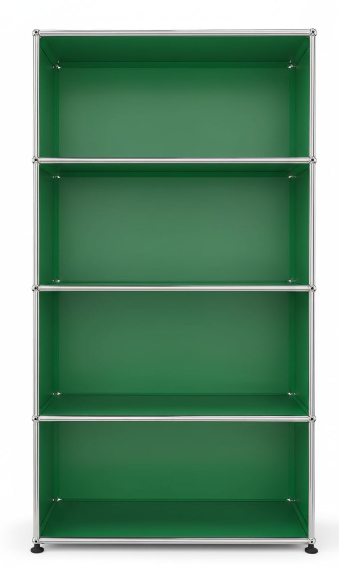 USM Haller Regal Offen H 144 cm Grün