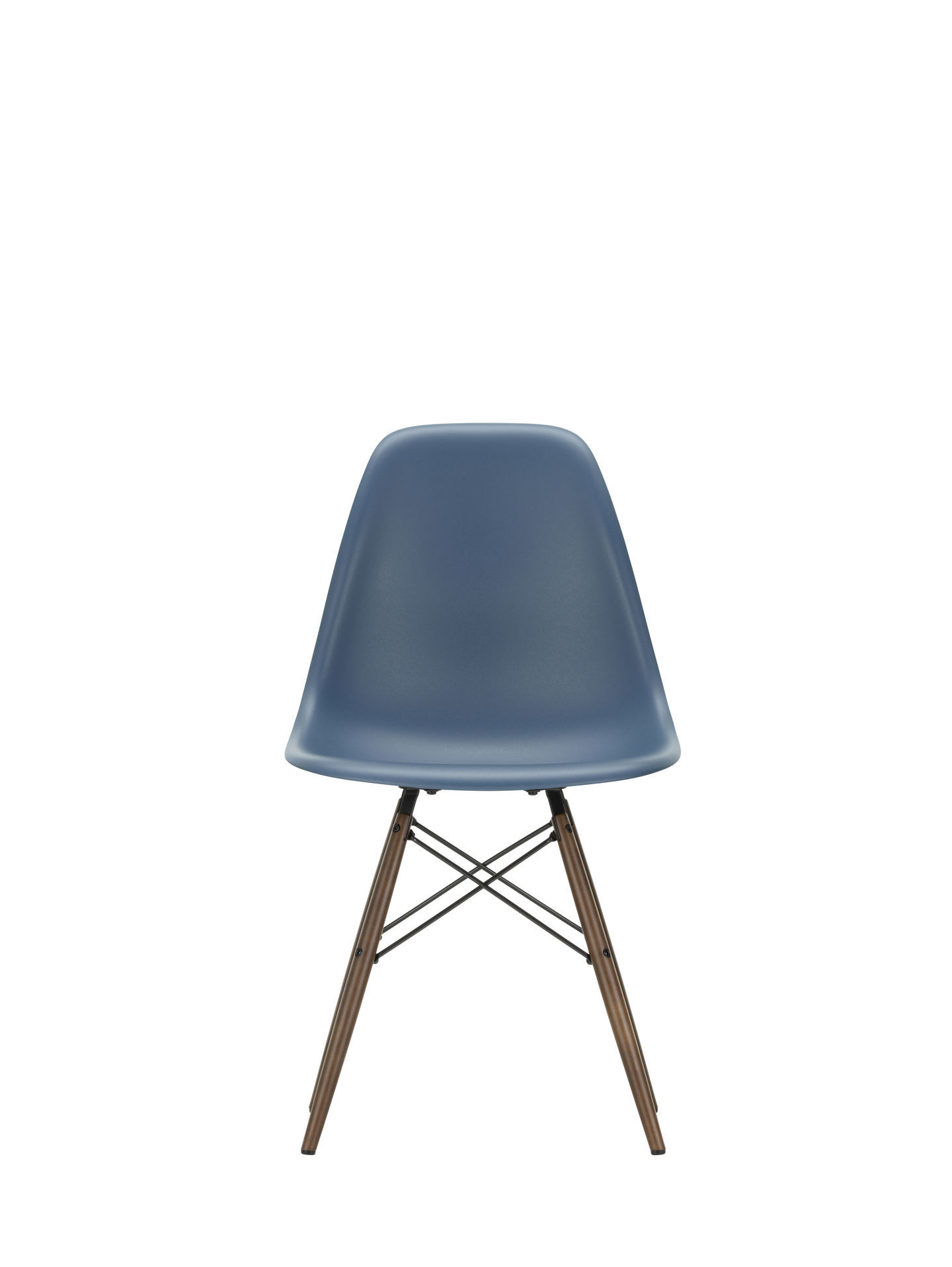 Eames Plastic Side Chair DSW Stuhl Vitra Ahorn schwarz-Eisgrau