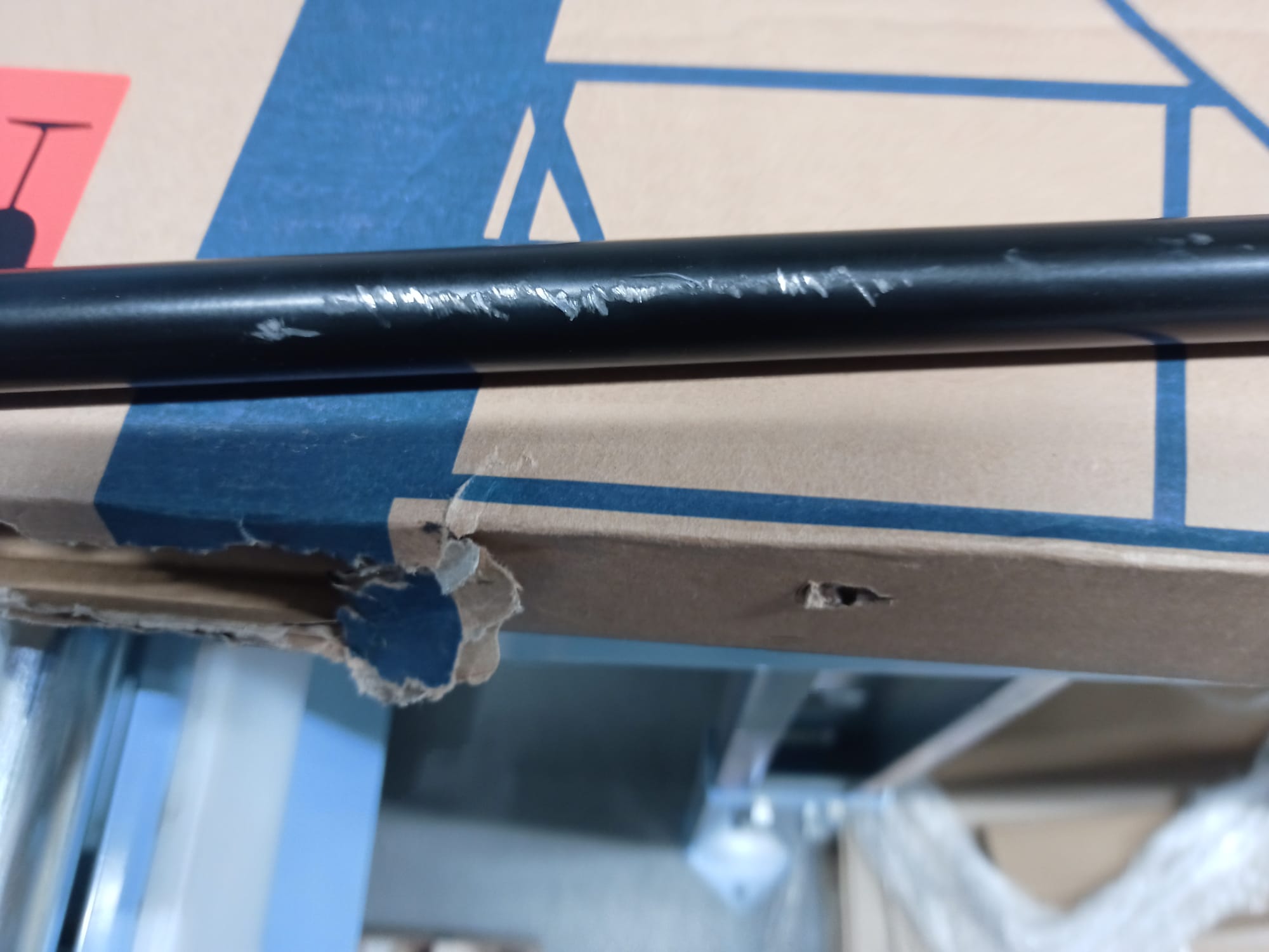 Eiermann 3 Tischgestell farbig SCHWARZ 58x29 cm Richard Lampert MÄNGELEXEMPLAR  1