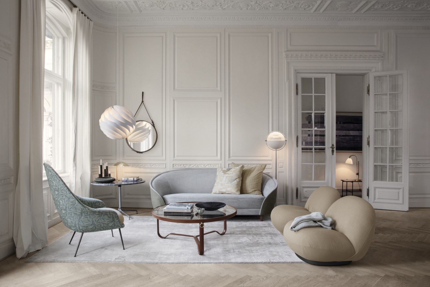 Adnet Coffee Table Couchtisch Gubi