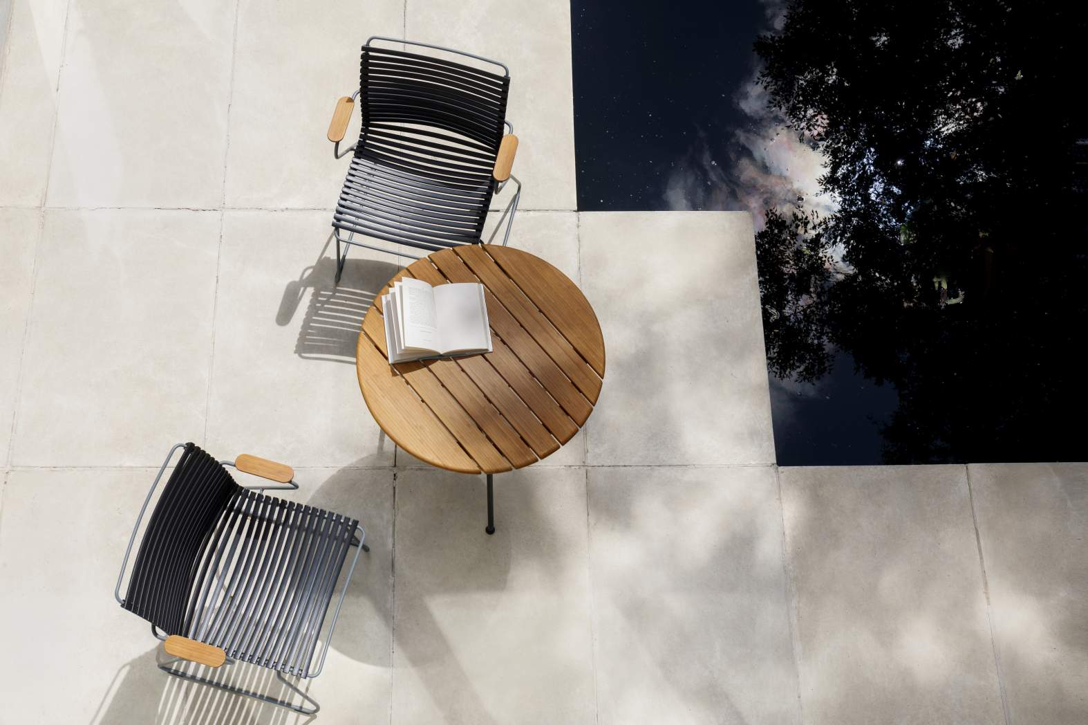 Click Dining Stuhl mit Armlehne Outdoor Houe