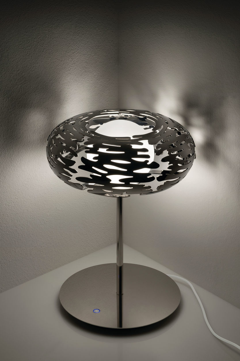 BM11 Barklamp Tischleuchte Alessi edelstahl