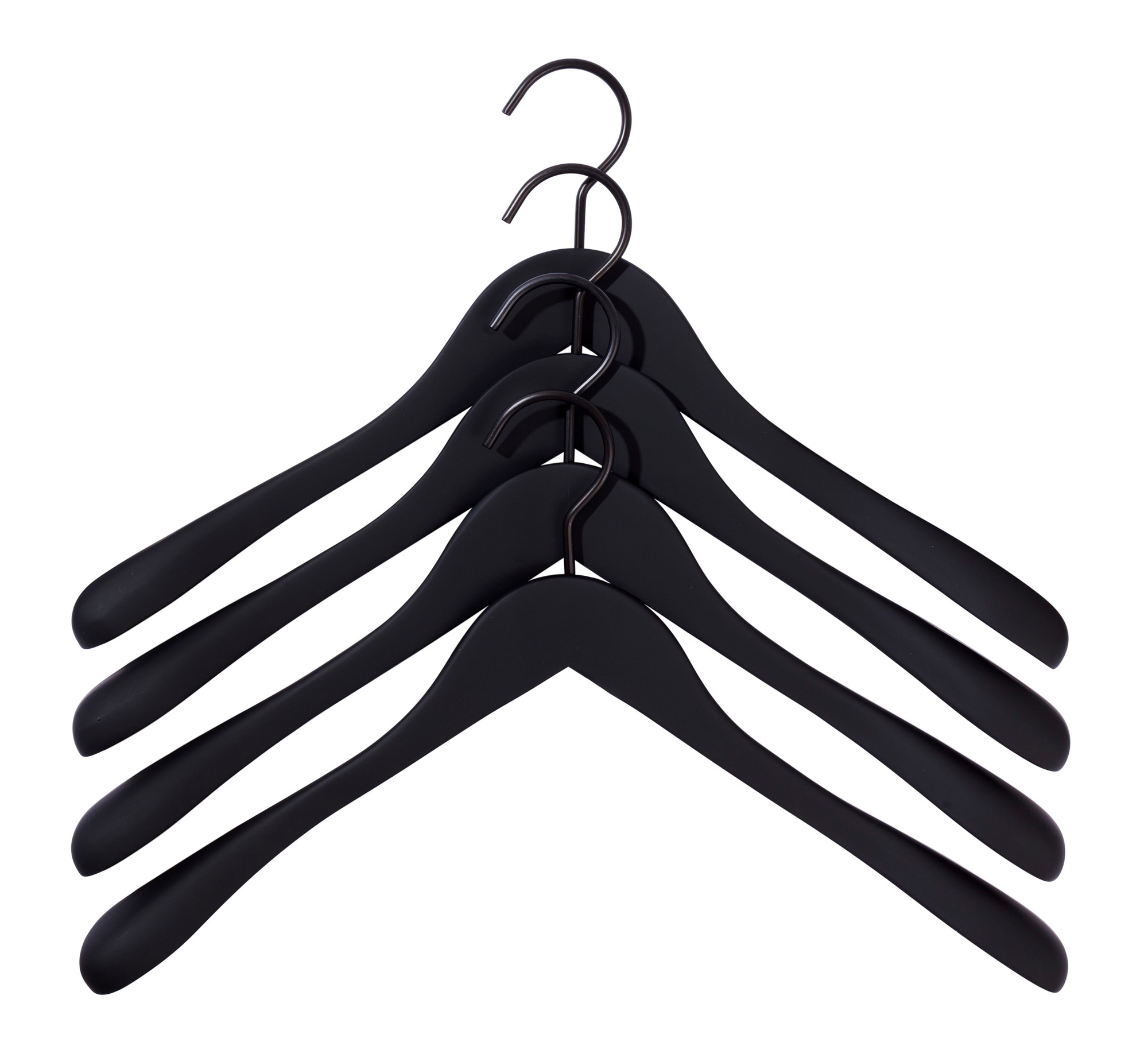 Soft Coat Hanger Wide Kleiderbügel 4-er Set Hay
