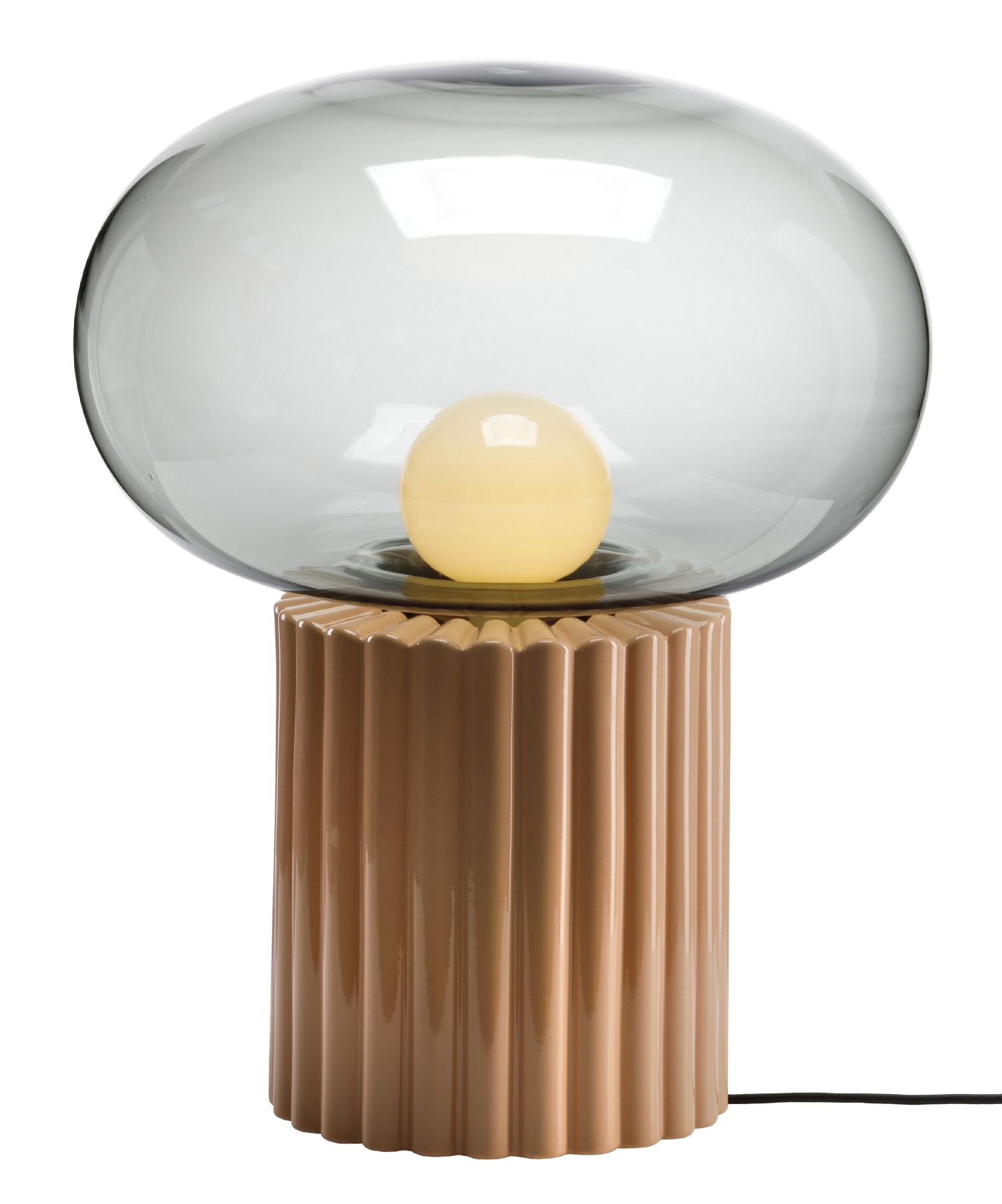 Fungi Bodenleuchte Favius warmbeige