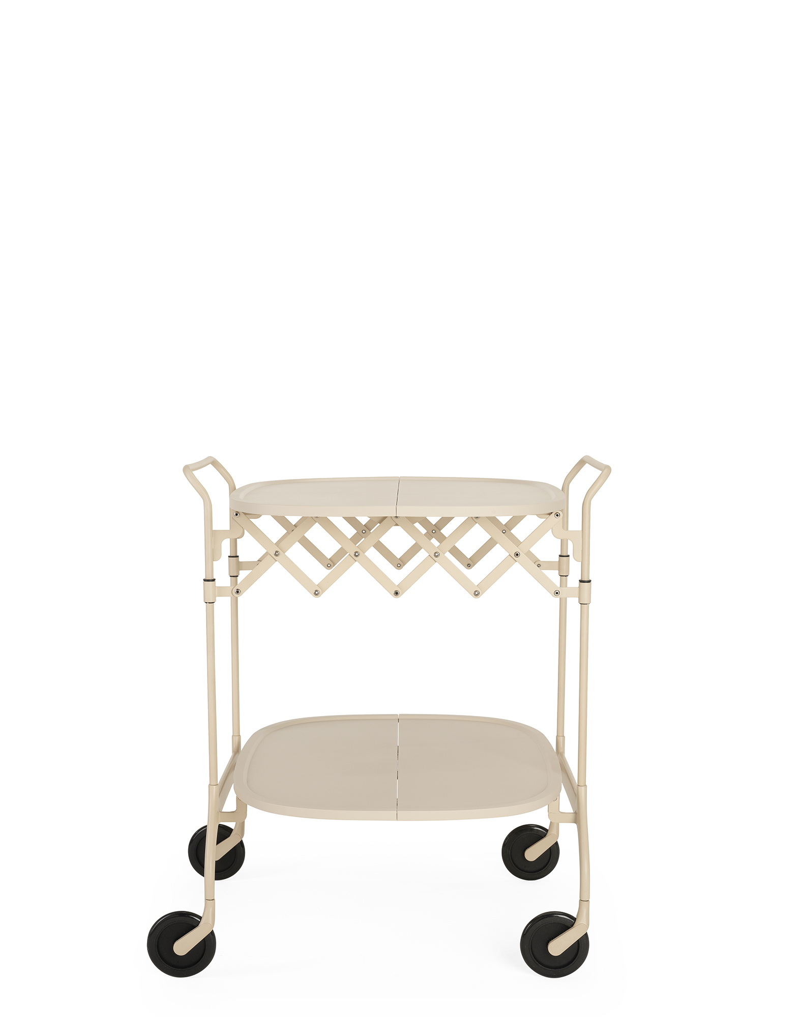 Gastone Servierwagen Matt Sahne Kartell