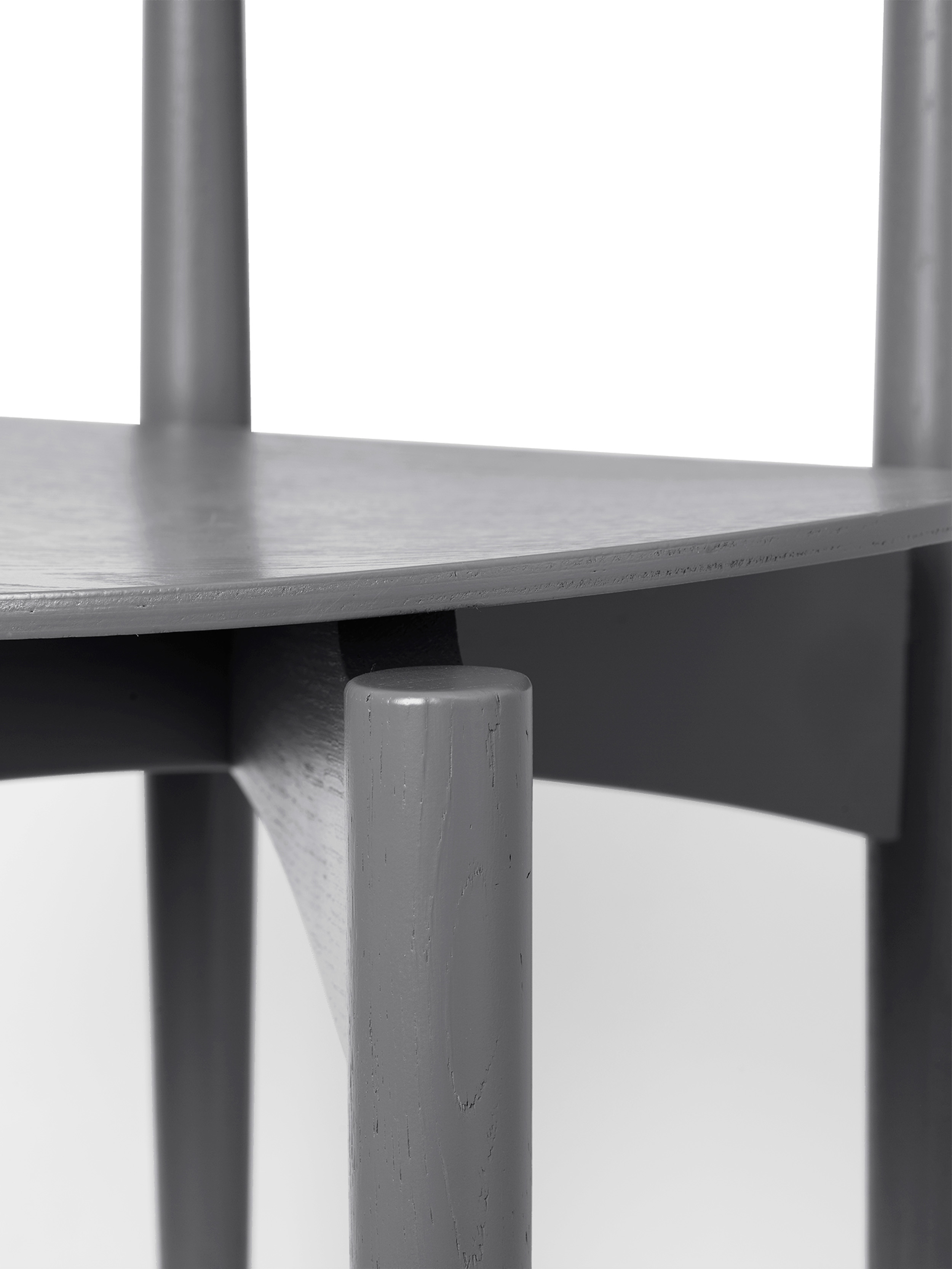 Herman Esszimmerstuhl mit Holzgestell Warmes Grau Ferm Living