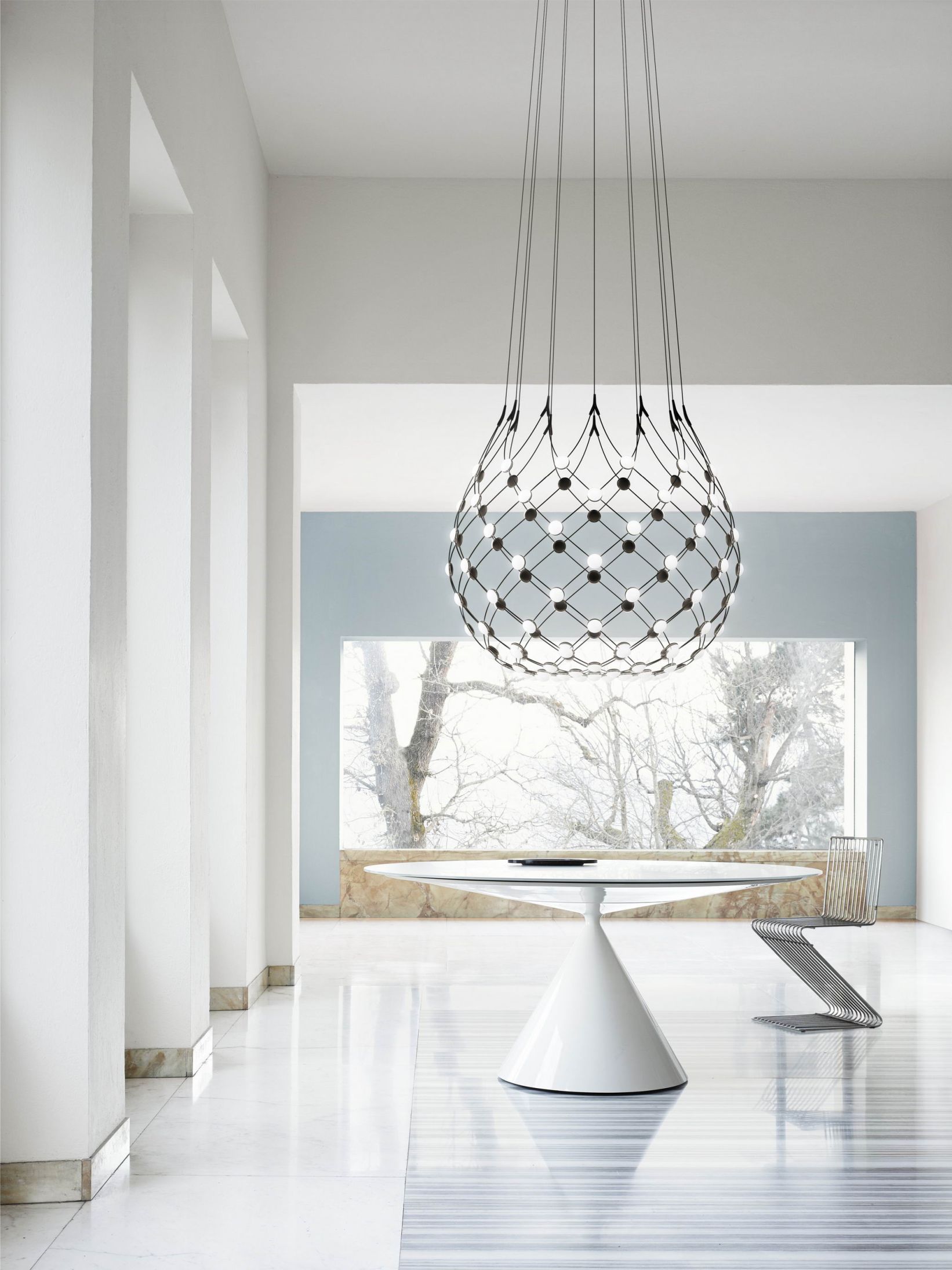 D86 Mesh Deckenleuchte Ø80cm - Kabel 1m Luceplan