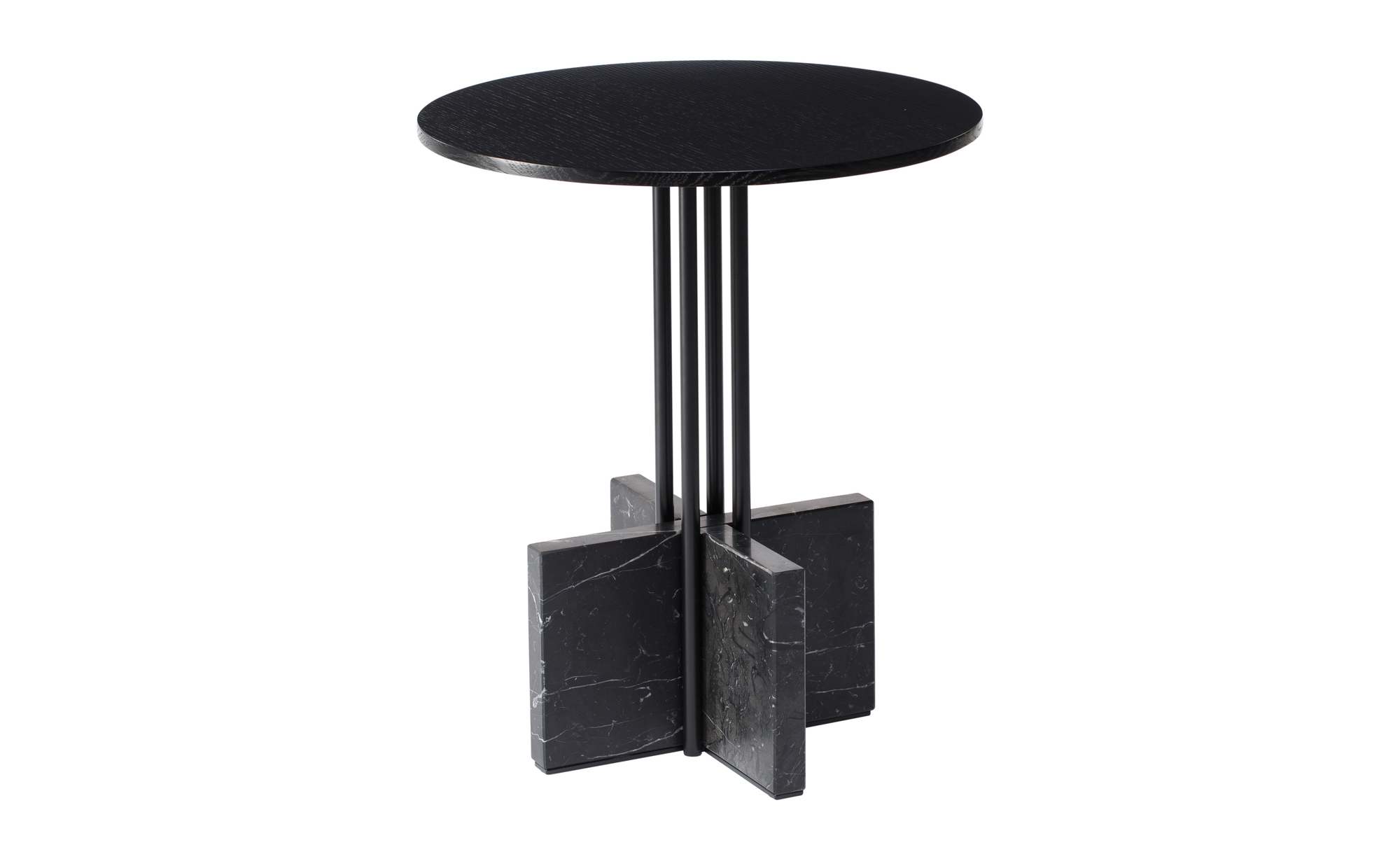 Gravity Table Beistelltisch Hoch Nero Marquina Favius