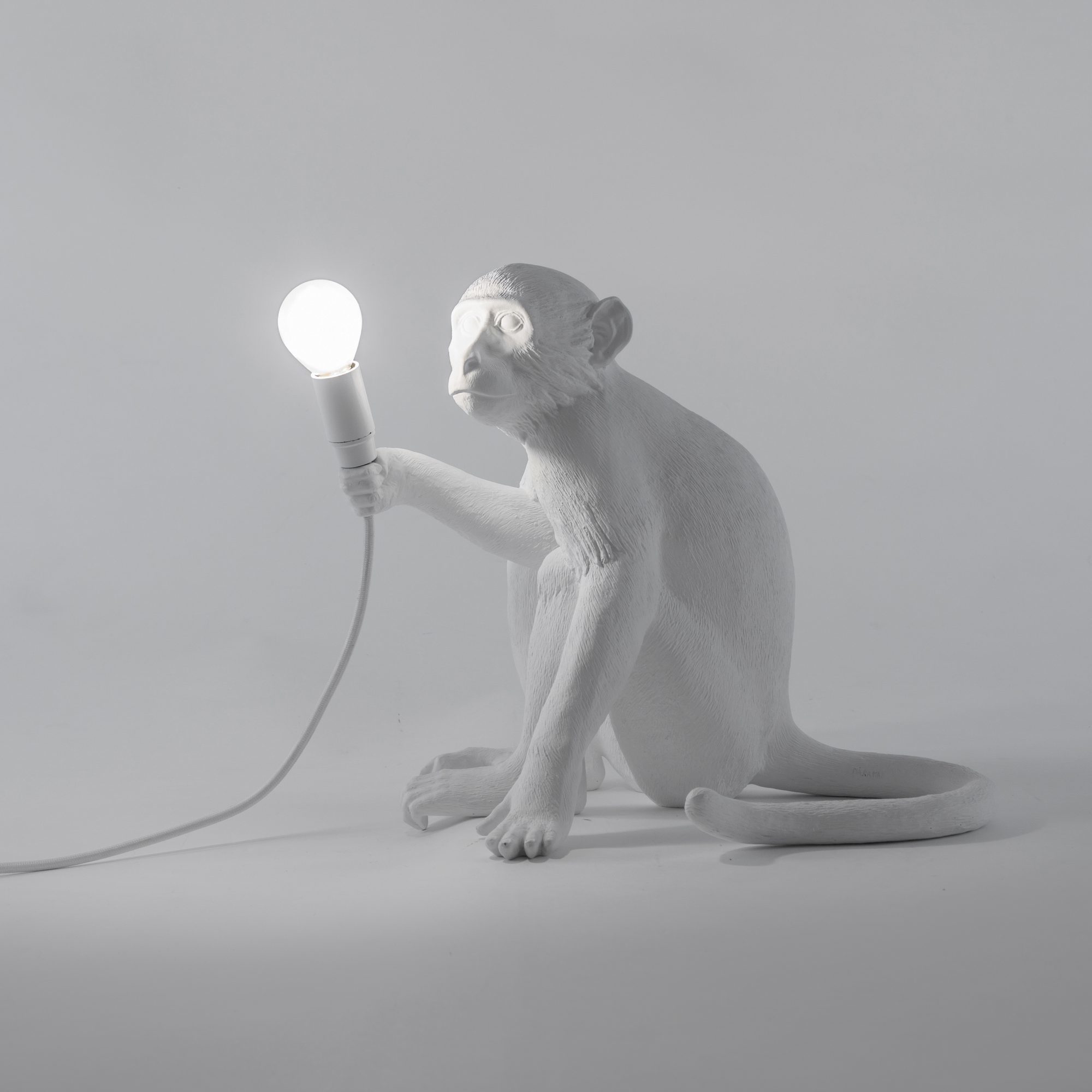 Monkey Sitting Lamp Stehleuchte / Tischleuchte Indoor mit Schalter Seletti EINZELSTÜCK
