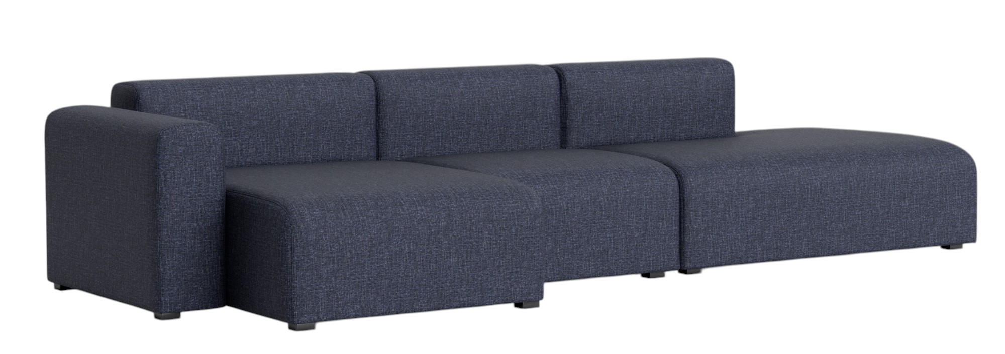 Mags Sofa 3-Sitzer Combination 4 Low Armrest mit Armlehne links Hay  