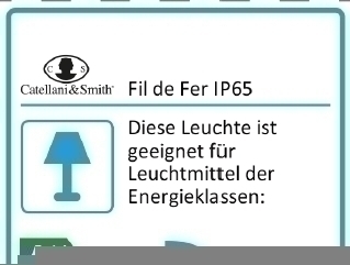 Fil de Fer IP65 LED Outdoor-Bodenleuchte Catellani & Smith