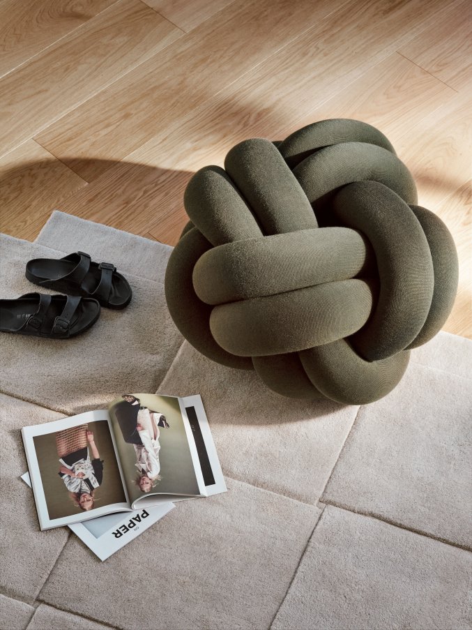 Knot XL Sitzkissen Design House Stockholm Forest