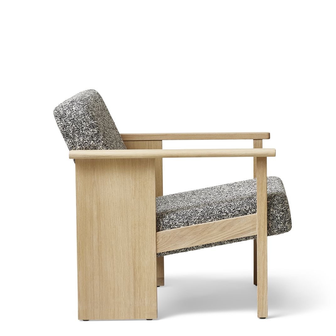 Block Lounge Sessel weiß geölt Form & Refine 