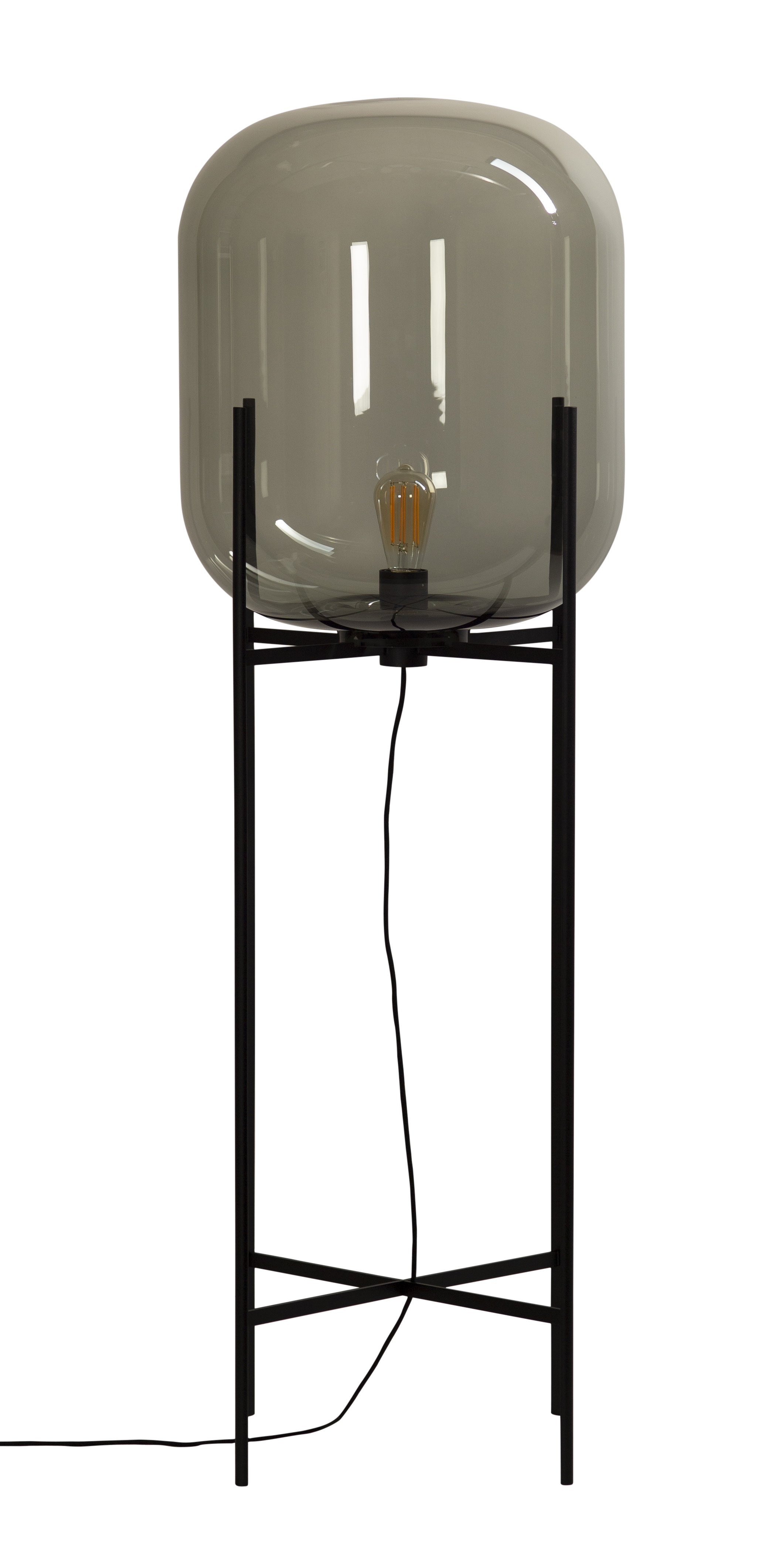 Oda Big Stehleuchte stahlgrau Pulpo