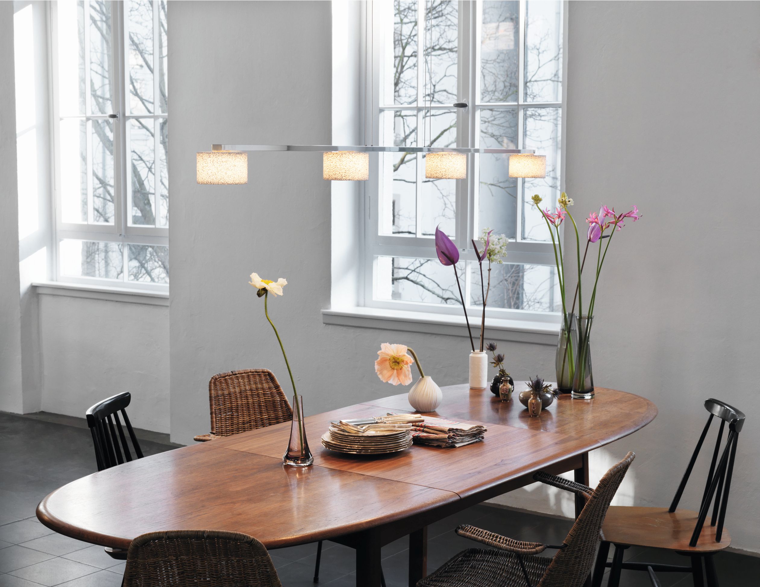 Reef Suspension Pendelleuchte 4 Schirme Serien Lighting