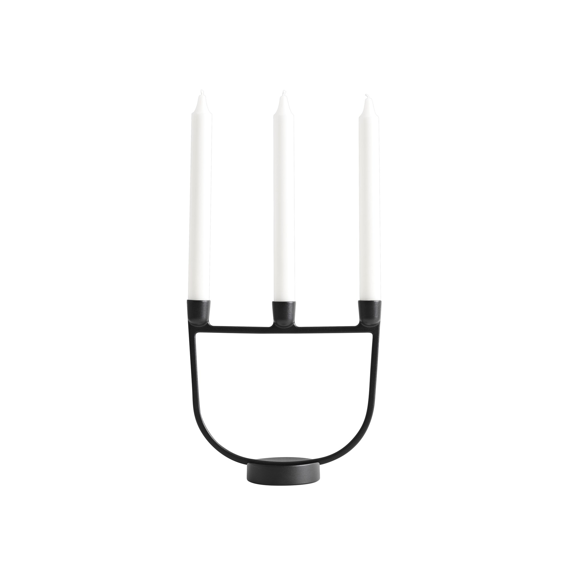 Open Candelabra Kerzenhalter schwarz Muuto